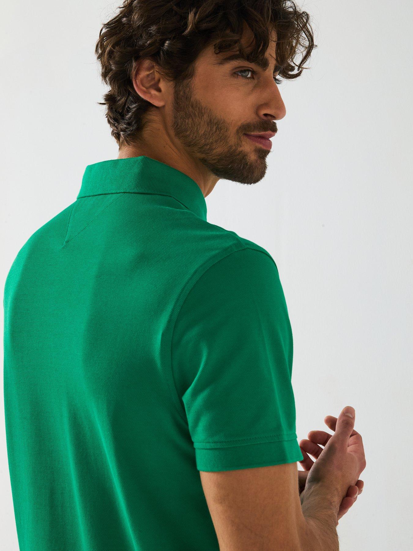 Image 6 of 6 of Tommy Hilfiger 1985 Regular Fit Polo T-Shirt - Green