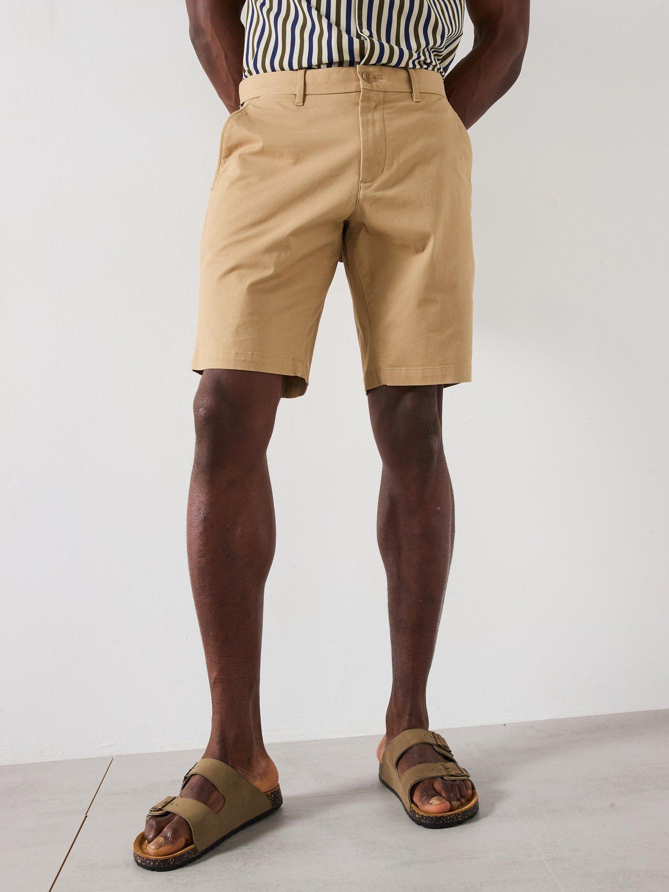  image of tommy-hilfiger-1985-harlem-chino-shorts-beige