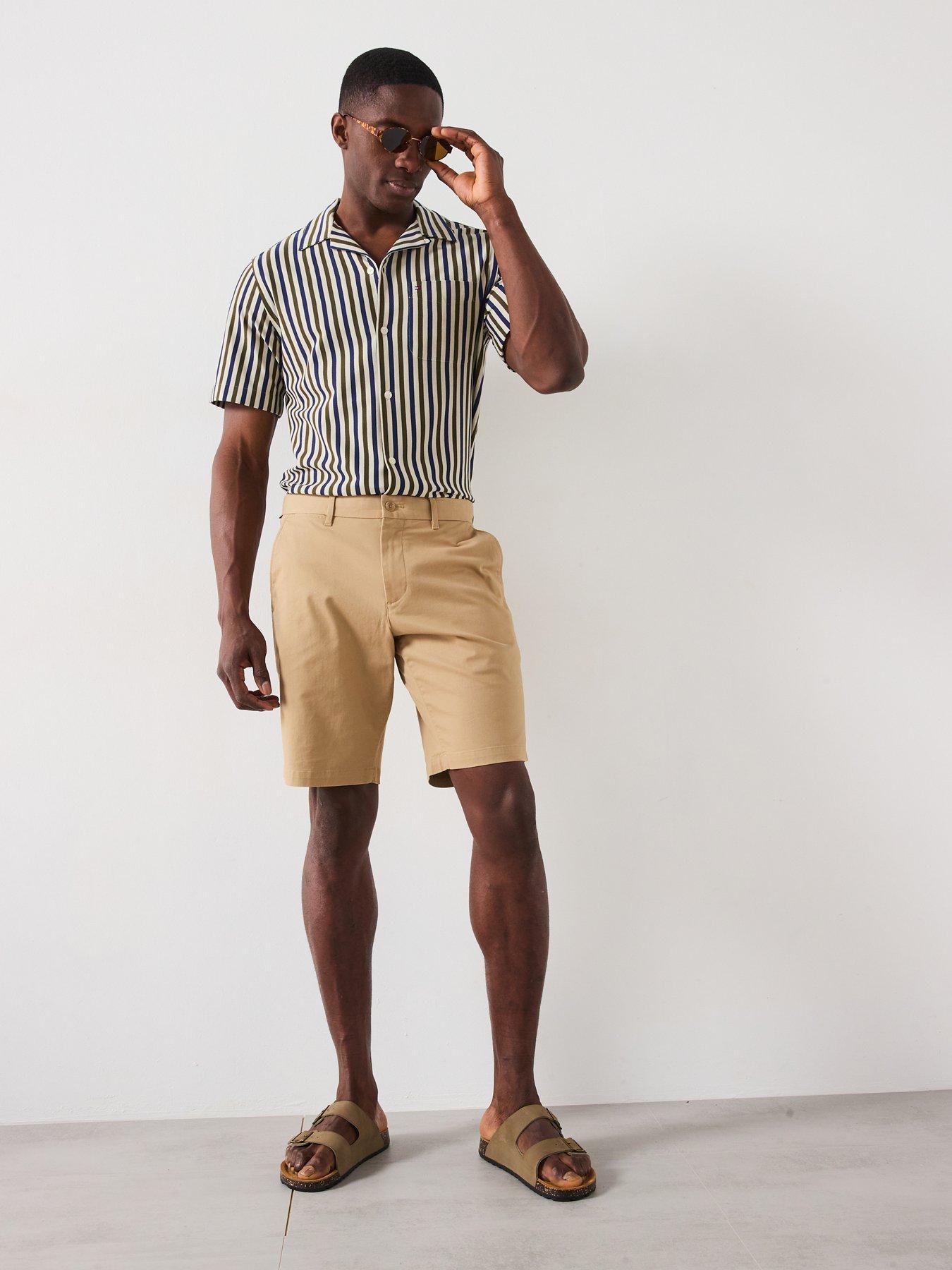  image of tommy-hilfiger-1985-harlem-chino-shorts-beige