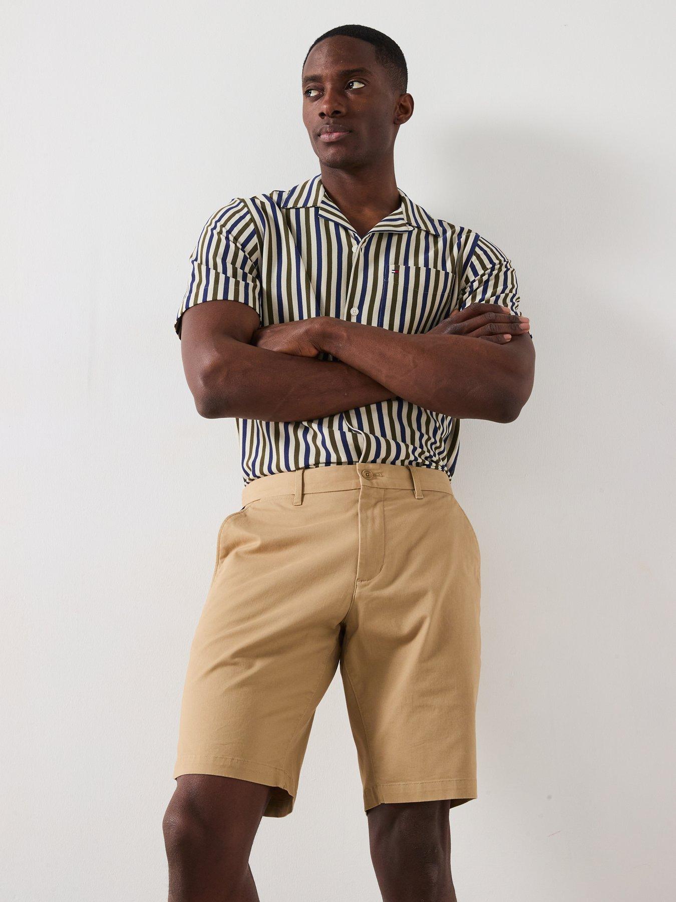  image of tommy-hilfiger-1985-harlem-chino-shorts-beige