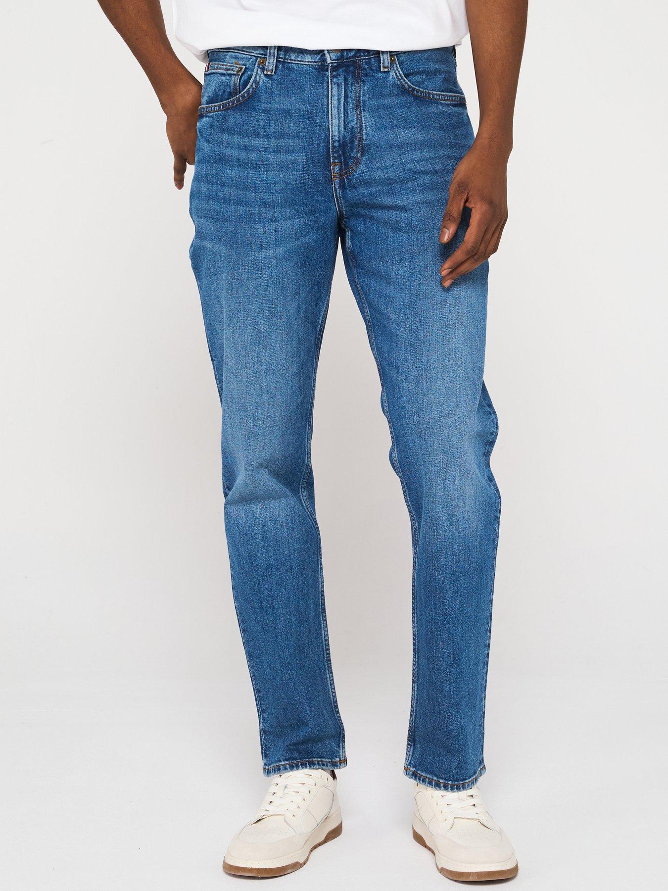 undefined Straight Denton Jeans - Mid Wash