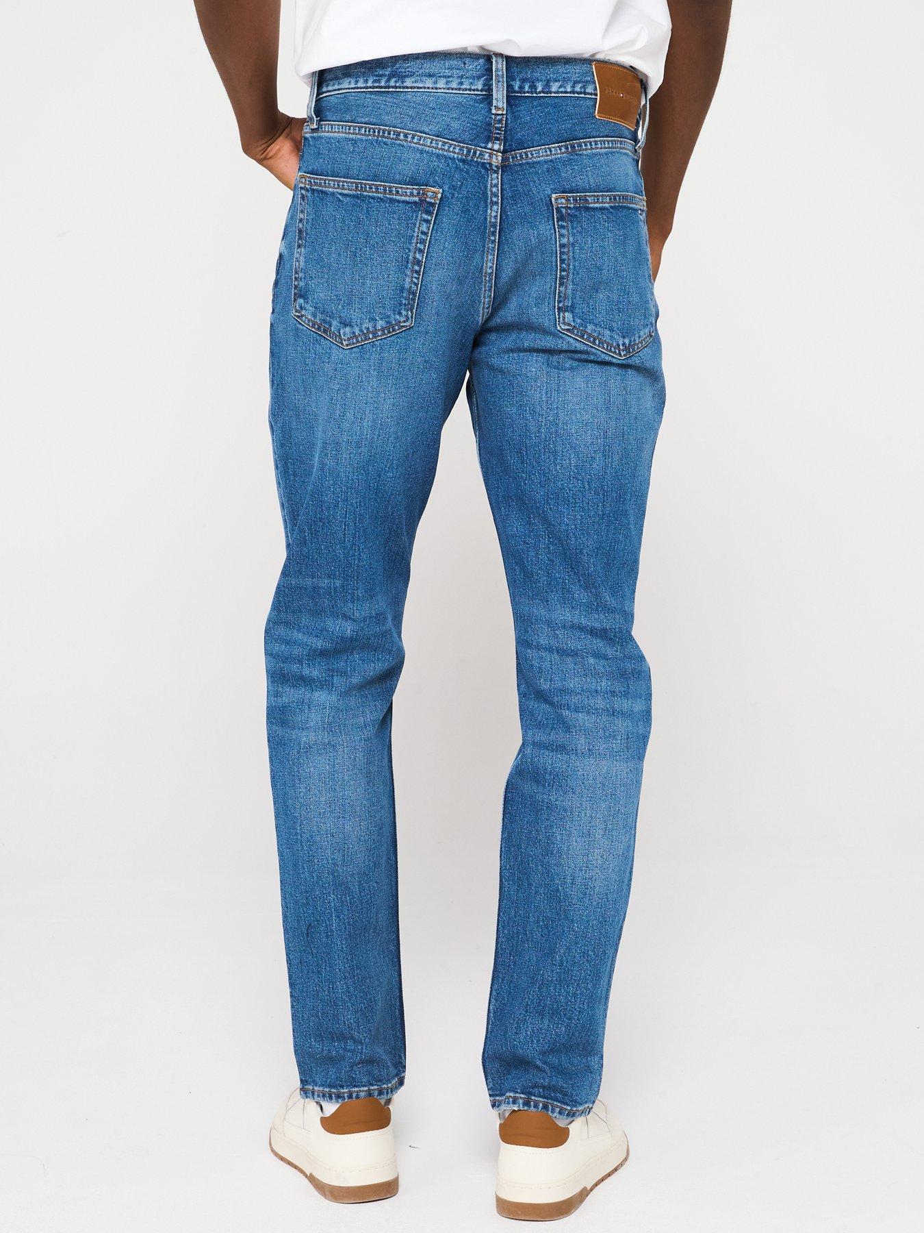 Image 2 of 6 of Tommy Hilfiger Straight Denton Jeans - Mid Wash