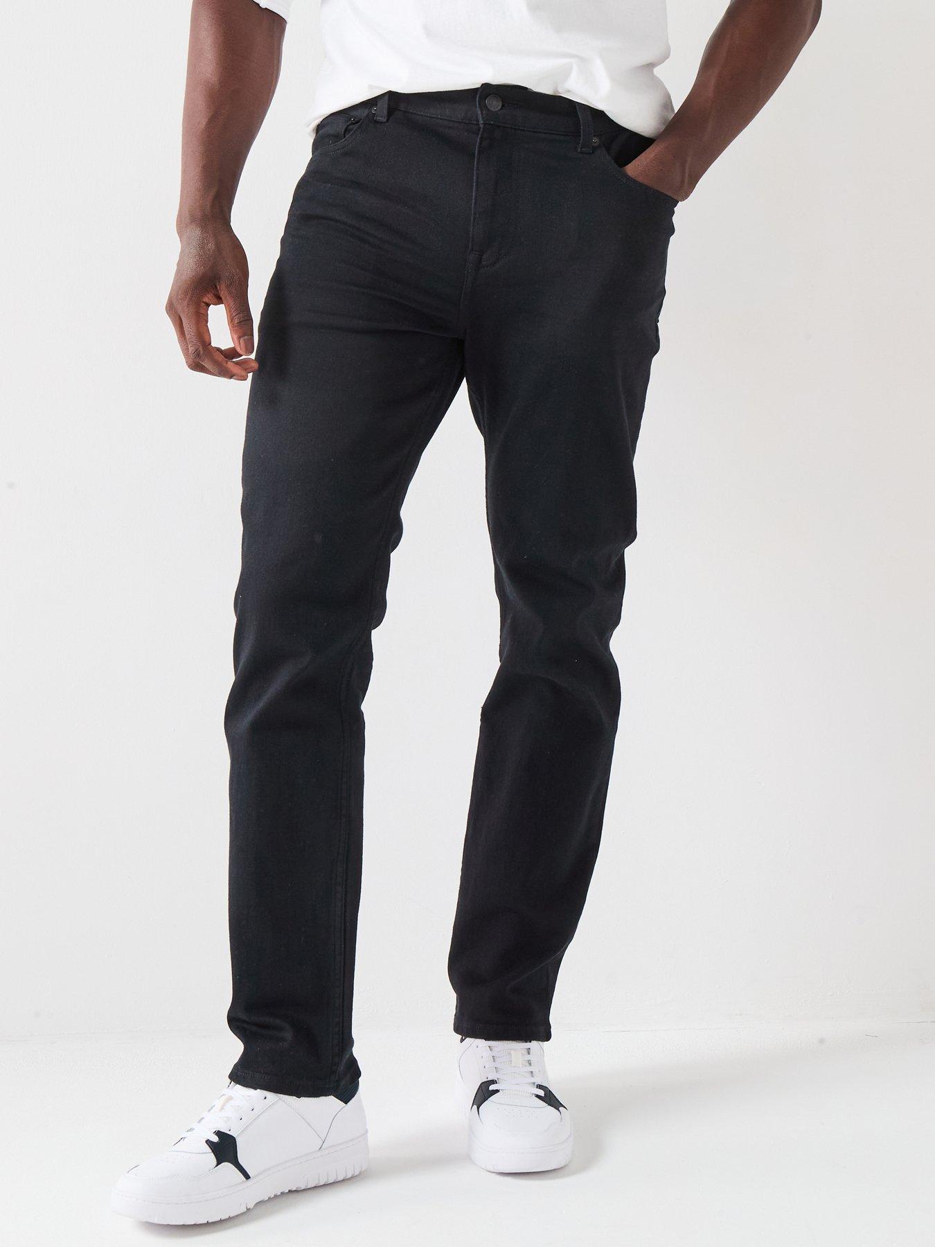 undefined Straight Denton Jeans - Black