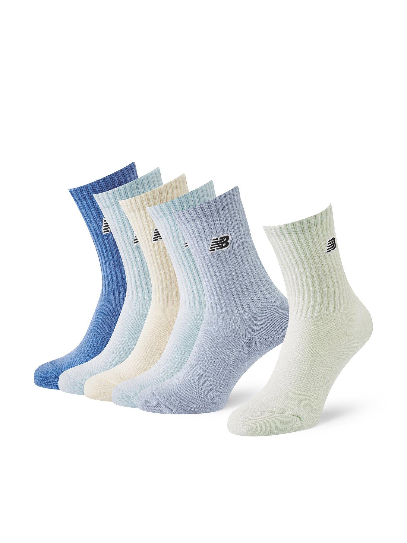 undefined Boys Kids Patch Logo 6 Pack Socks - Blue