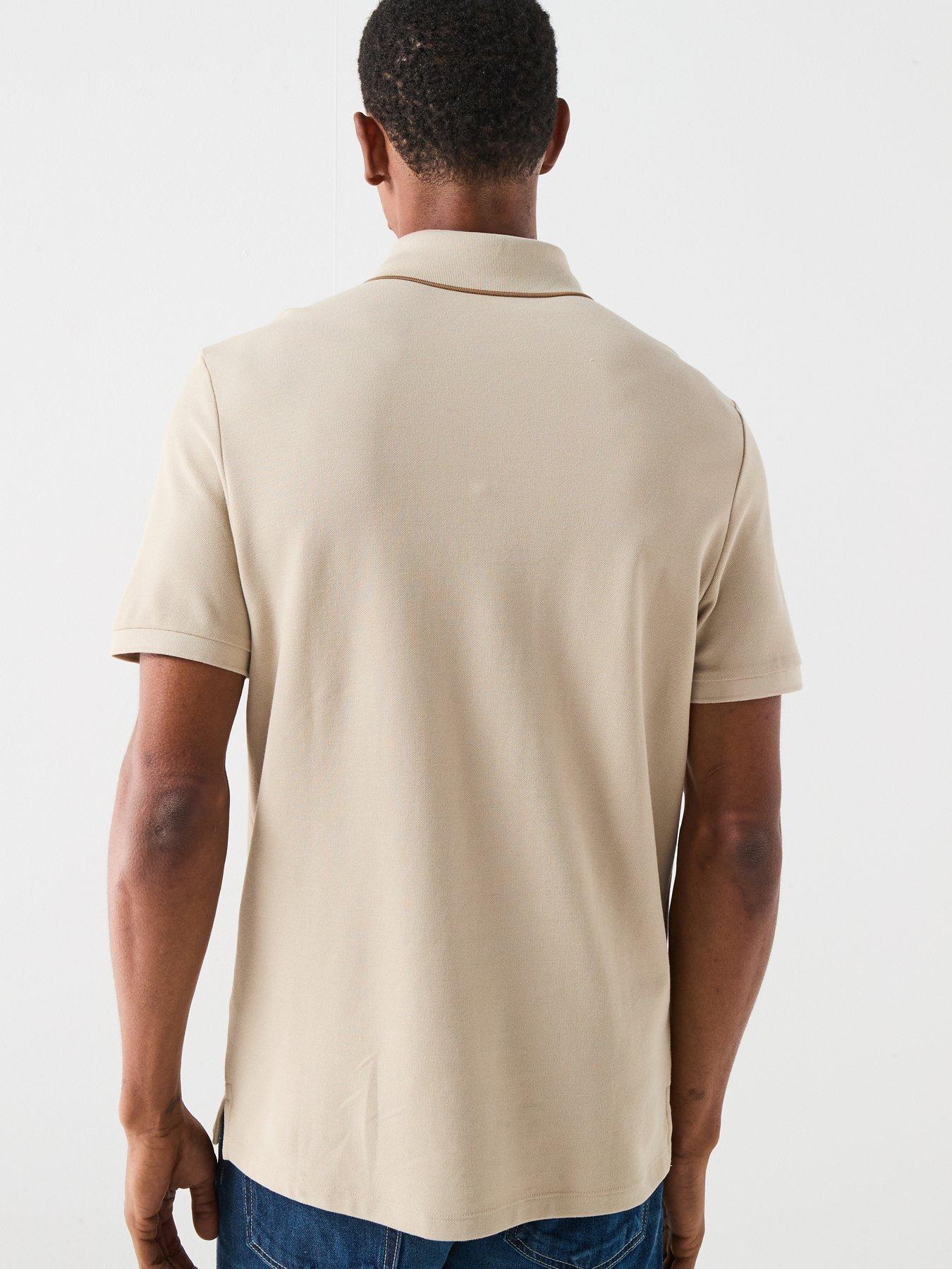 Image 2 of 4 of Calvin Klein Refined Classic Tipped Polo Shirt - Black