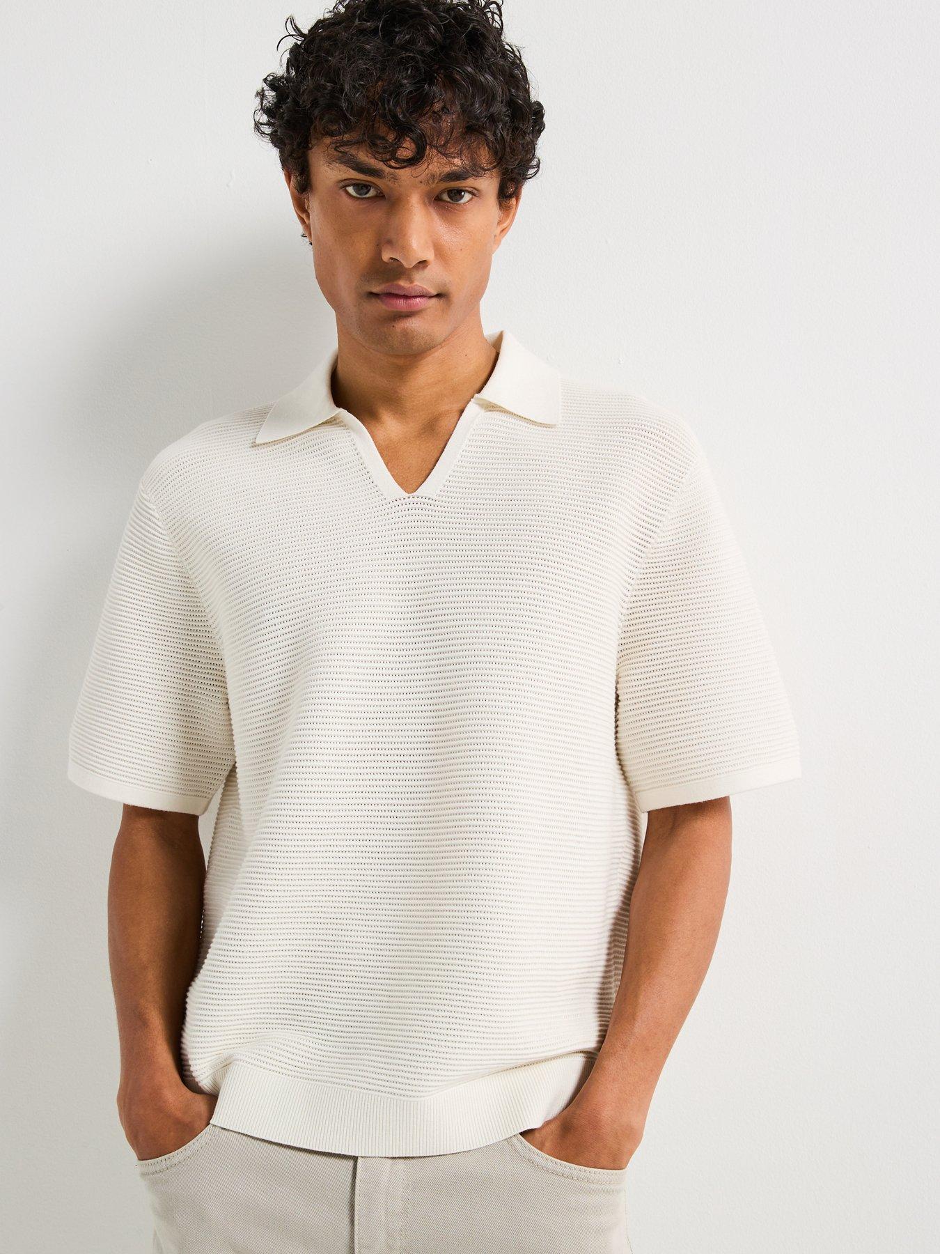 calvin-klein-textured-revere-collar-knitted-polo-shirt-off-white