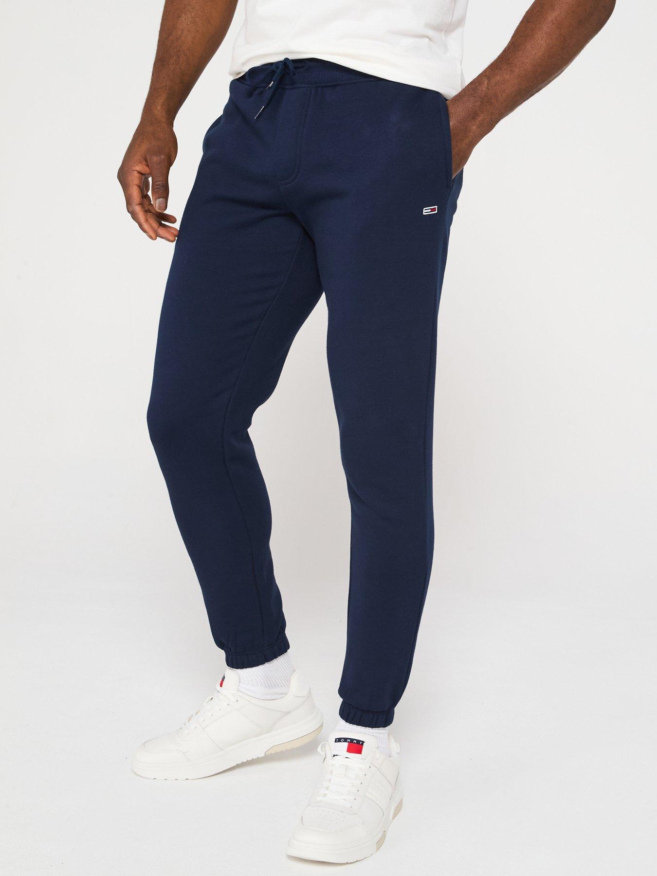 undefined Slim Flag Cuff Joggers - Navy