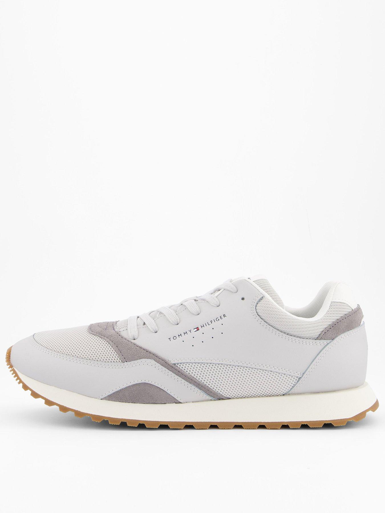Image 1 of 7 of Tommy Hilfiger Mix Eva Runner Trainers - Light Grey