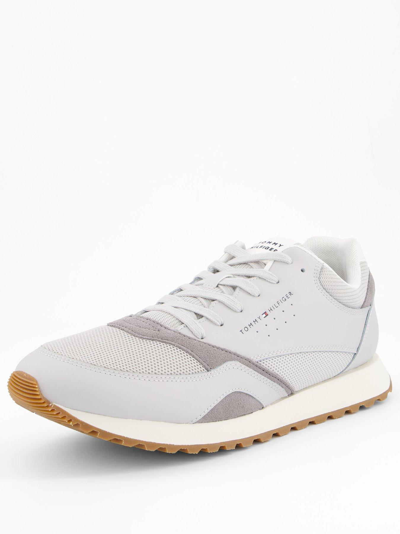 Image 2 of 7 of Tommy Hilfiger Mix Eva Runner Trainers - Light Grey