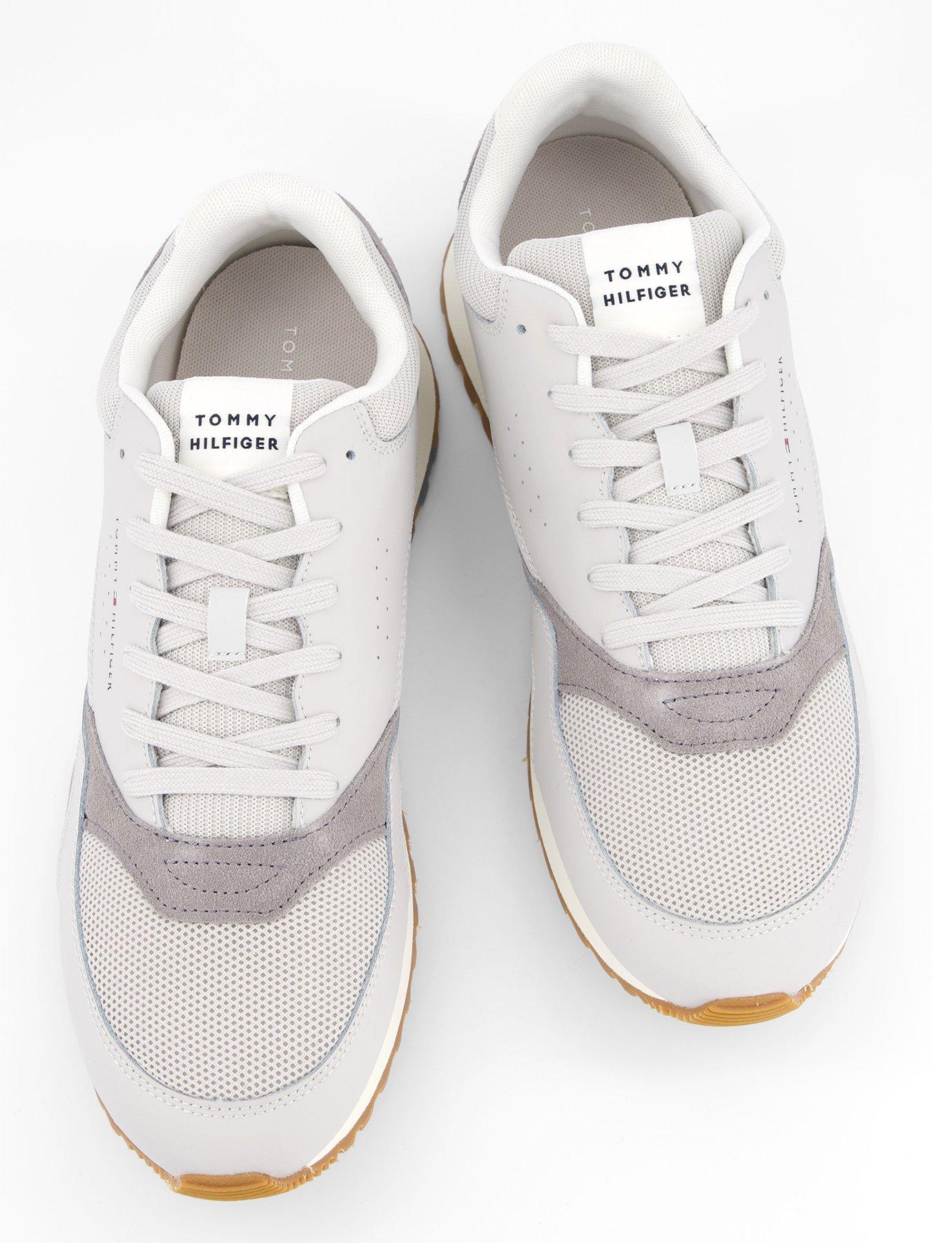 Image 3 of 7 of Tommy Hilfiger Mix Eva Runner Trainers - Light Grey