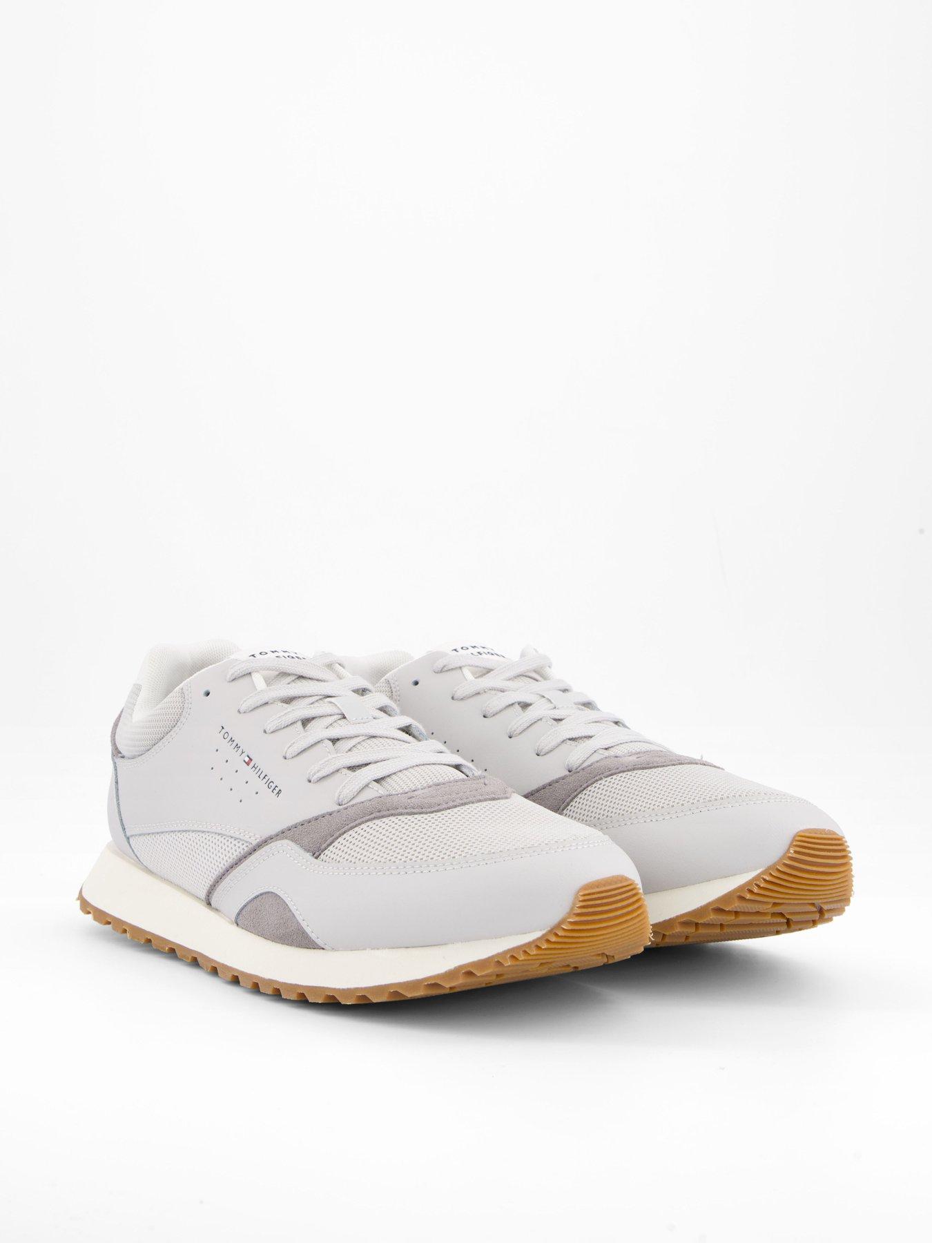 Image 6 of 7 of Tommy Hilfiger Mix Eva Runner Trainers - Light Grey