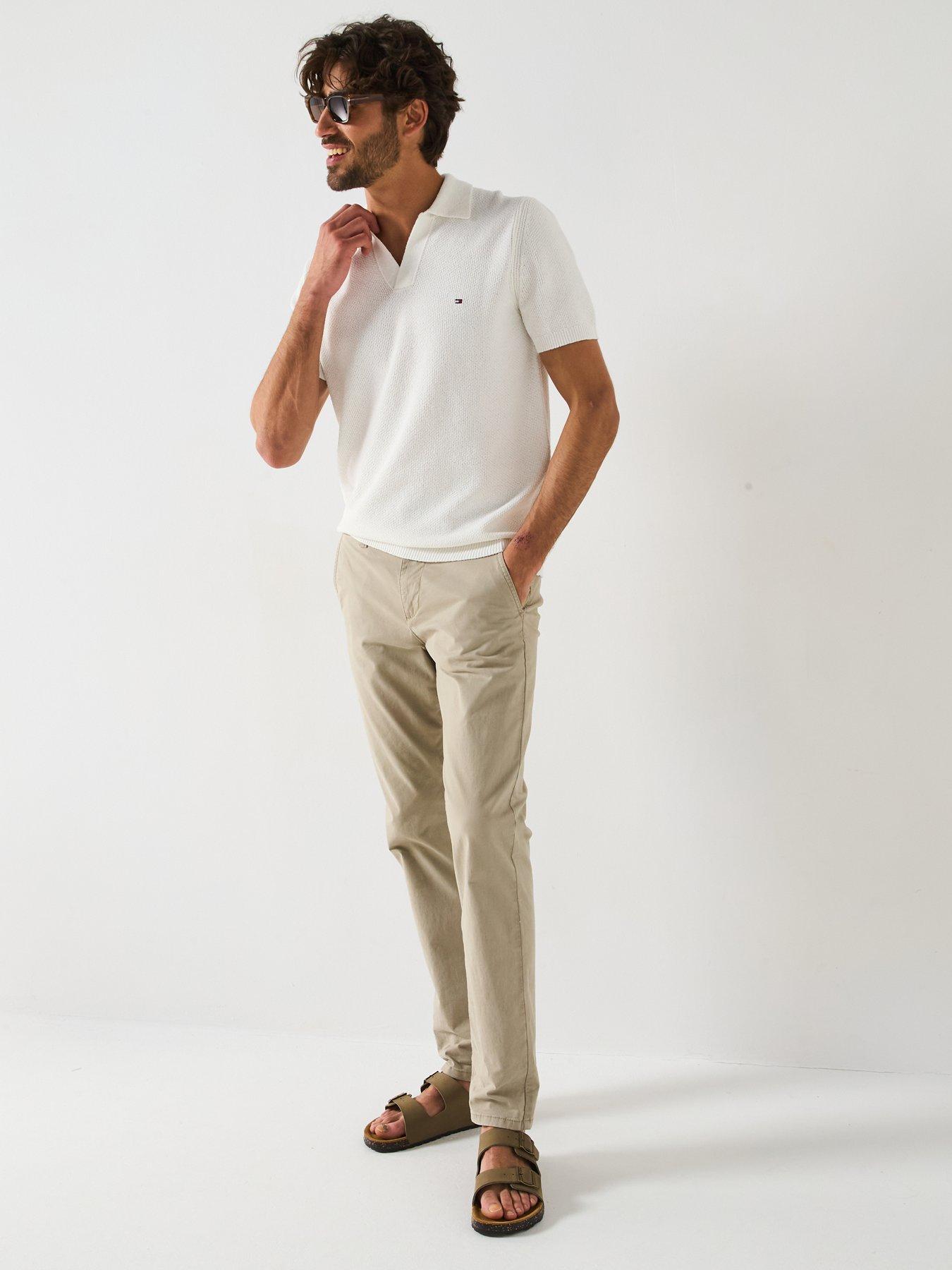 Image 3 of 6 of Tommy Hilfiger Knitted Polo Shirt - Off White