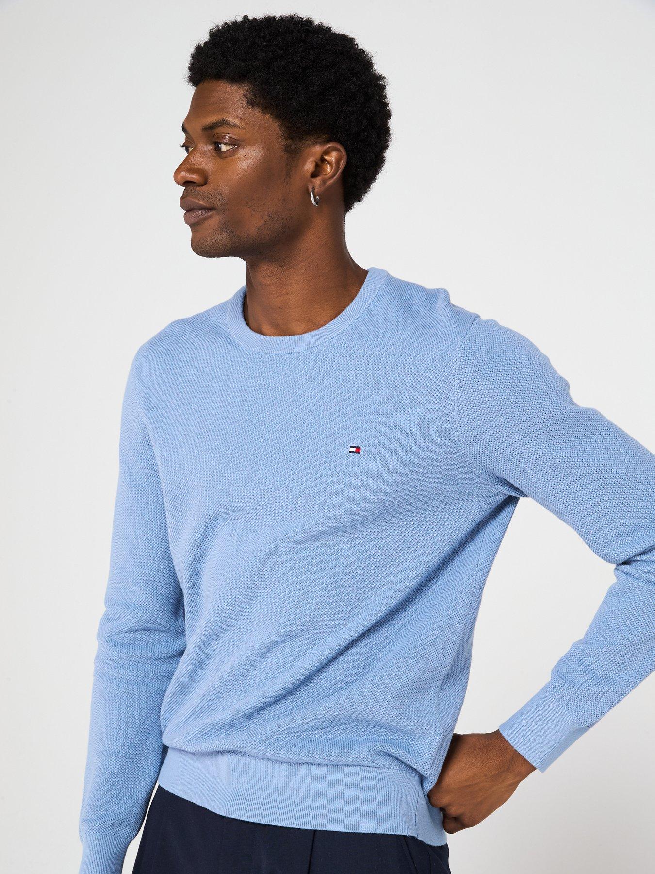 Image 5 of 5 of Tommy Hilfiger Essential Structure Crew Neck Knitted Jumper - Blue