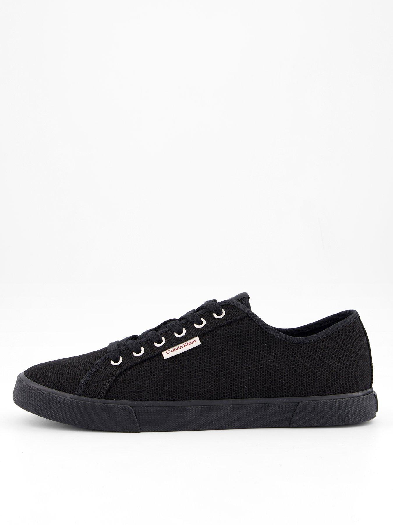 undefined Essential Vulcanised Canvas Trainers - Black