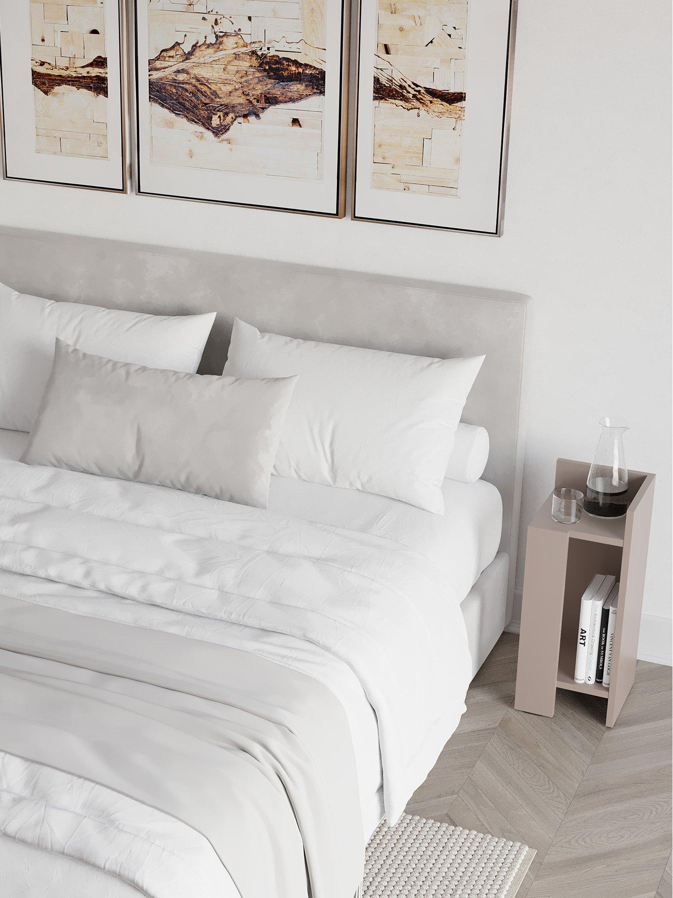 Decortie Elos Bedside Table - Set Of 2 - Mocha