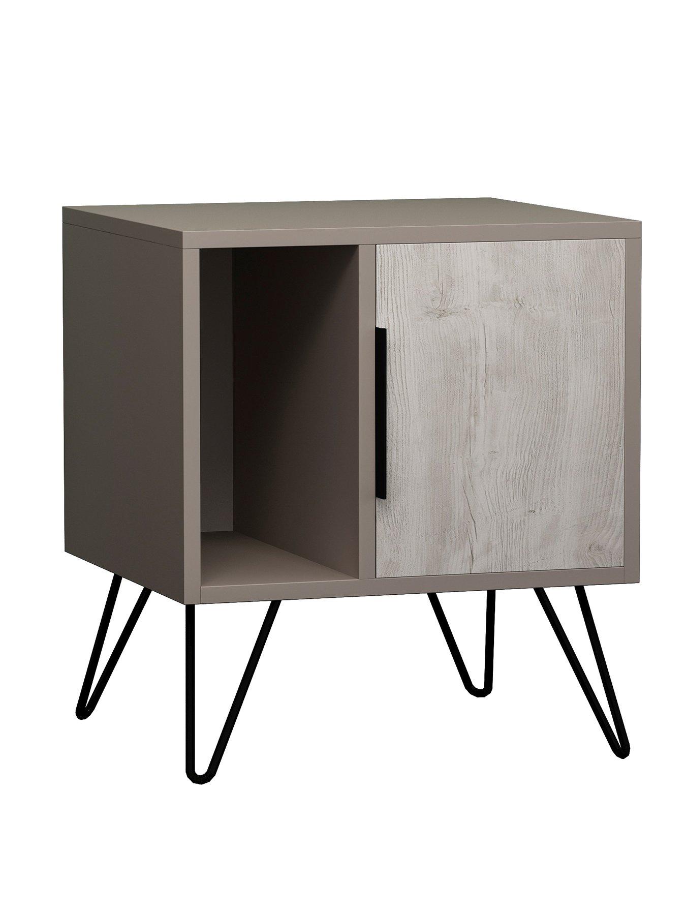  image of decortie-glynn-bedside-table-mochaantique-white