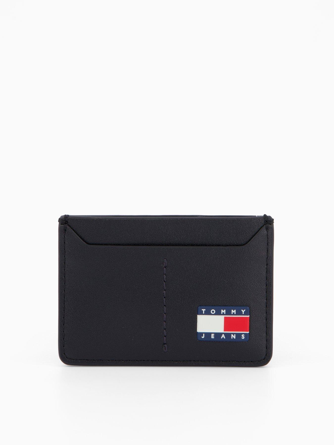 Image 3 of 4 of Tommy Jeans Heritage Leather Card Holder - Black