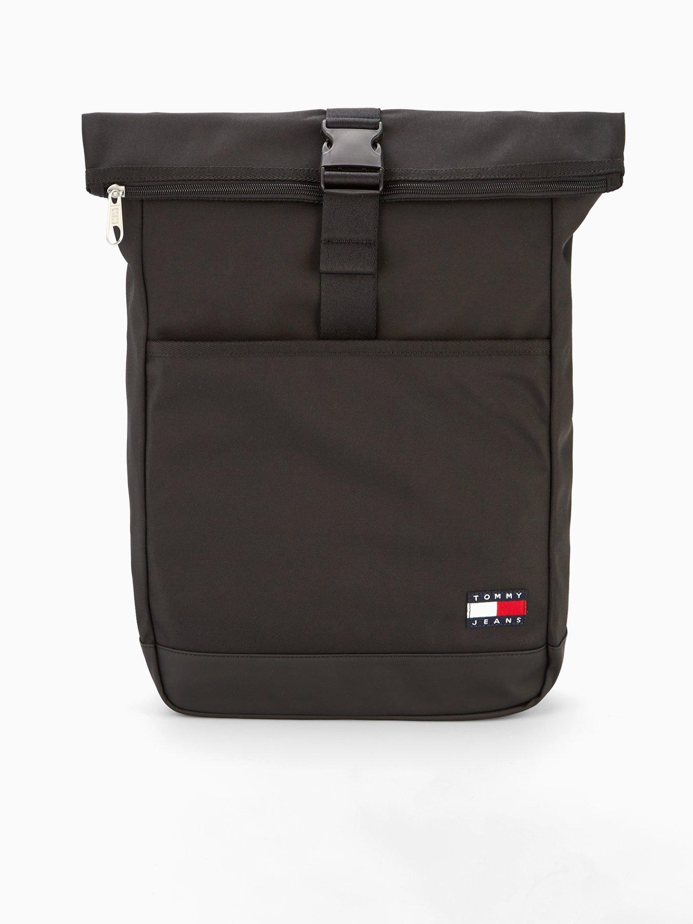undefined Essential Daily Rolltop Backpack - Black