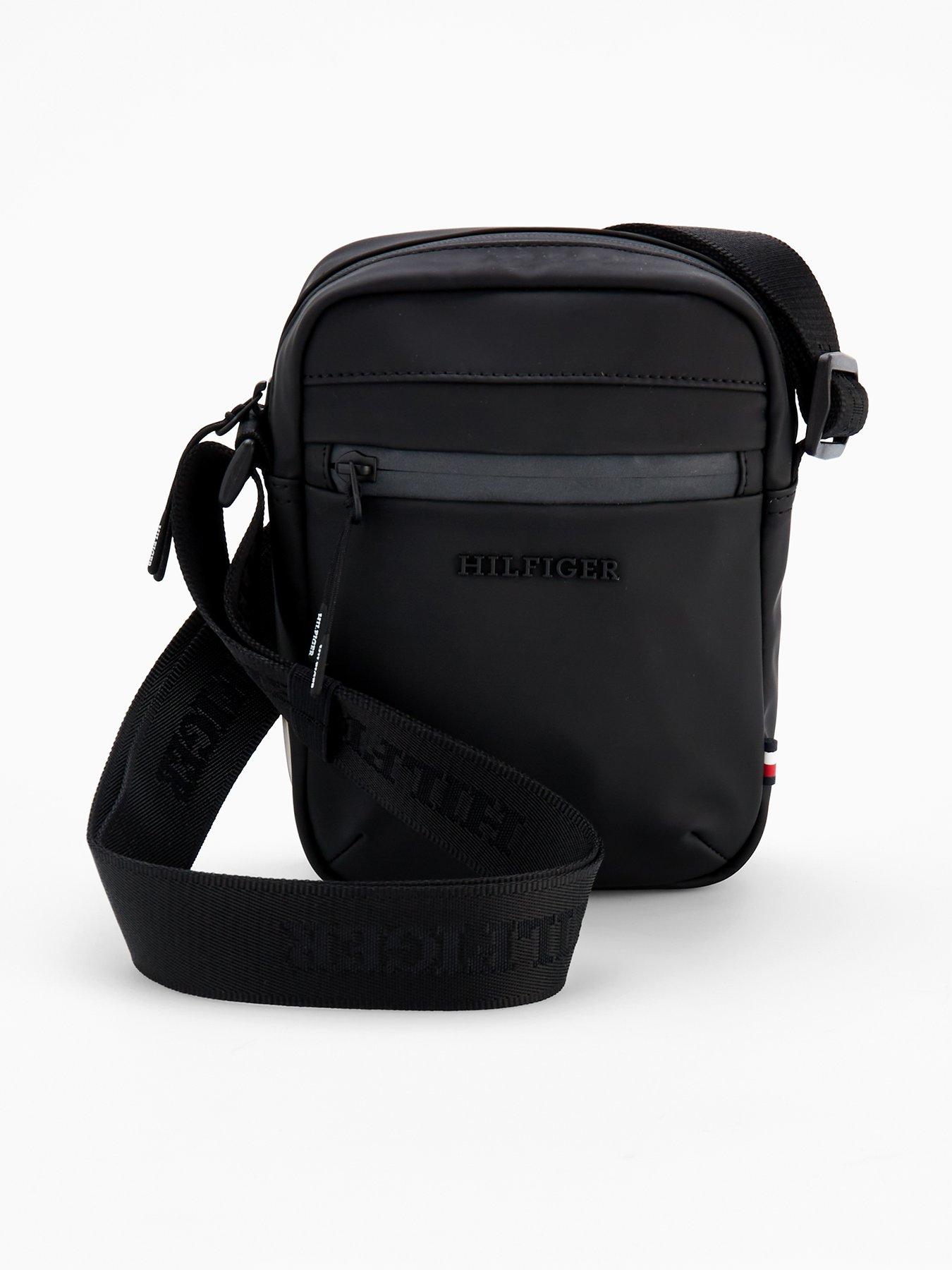 undefined TPU Mini Reporter Crossbody Bag - Black