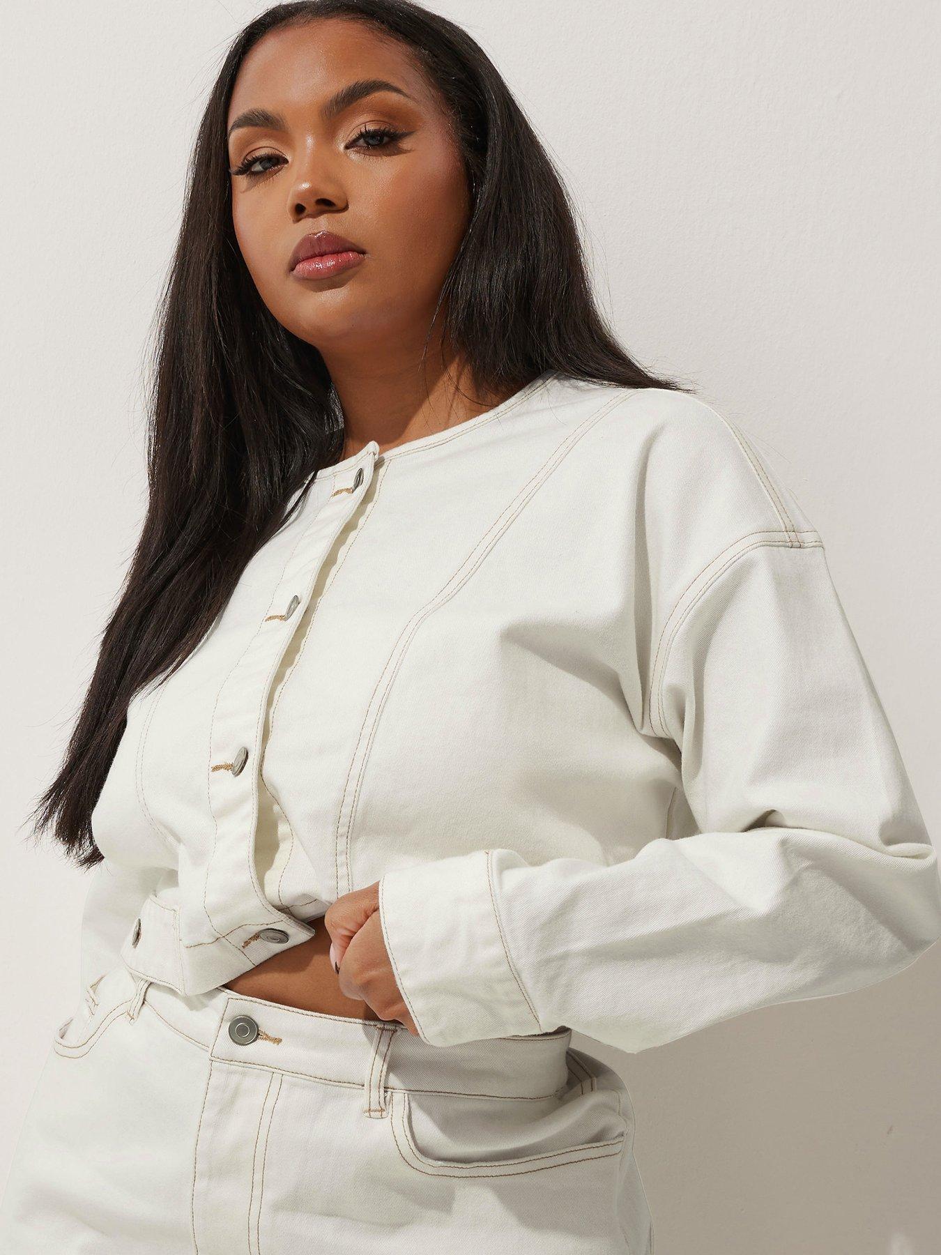  image of yours-curve-collarless-jacket