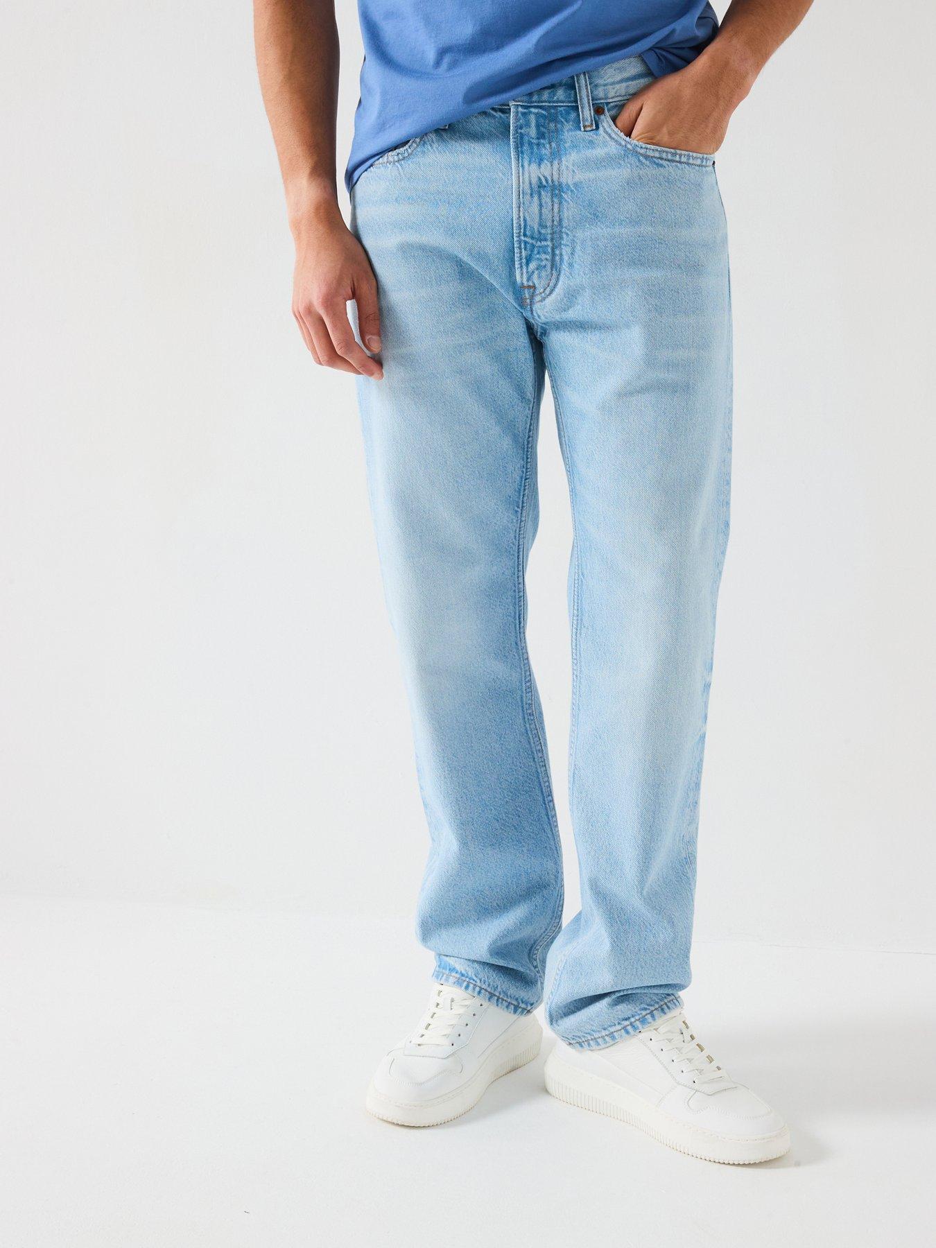 Calvin Klein Jeans Standard Straight Jeans - Light Wash