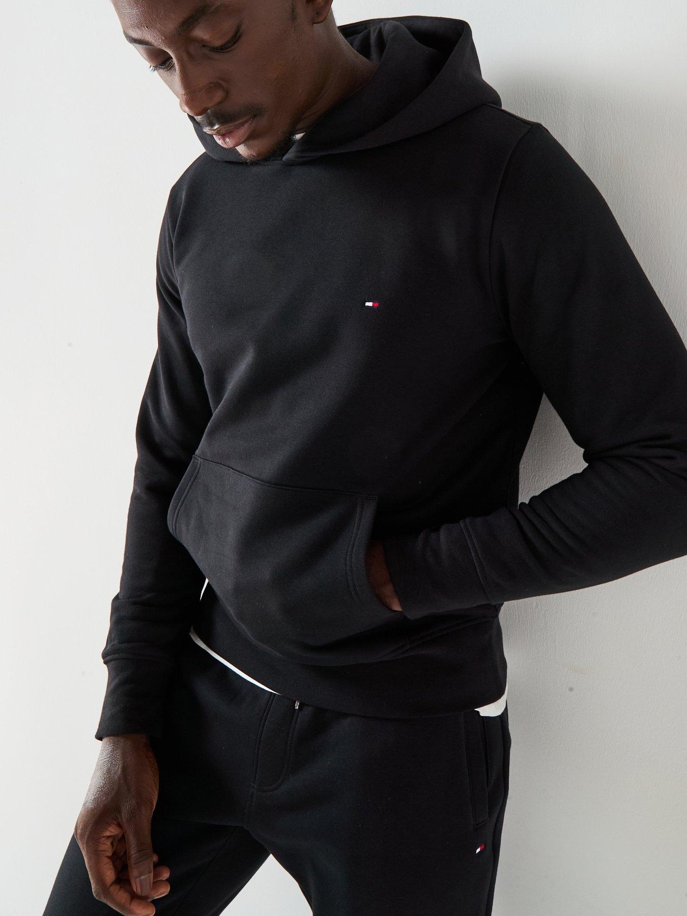 Image 4 of 4 of Tommy Hilfiger Flag Logo Tracksuit - Black
