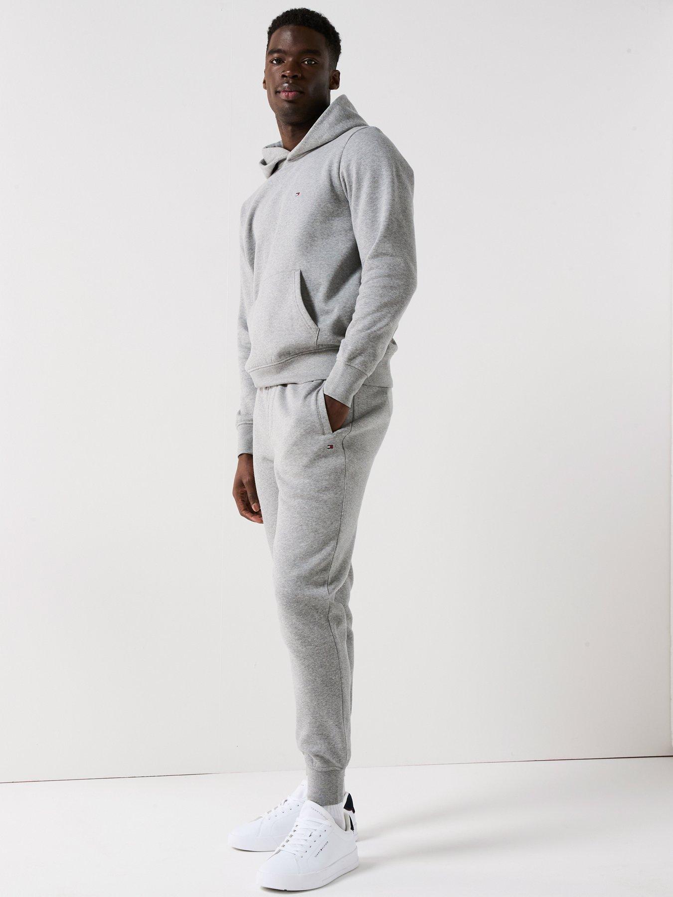 Image 1 of 6 of Tommy Hilfiger Flag Logo Tracksuit - Grey