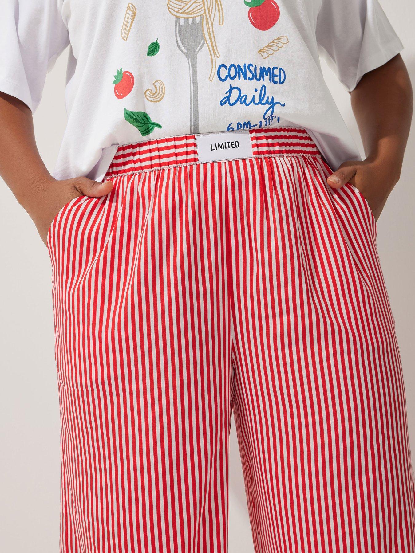  image of yours-curve-boxer-detail-stripe-trouser