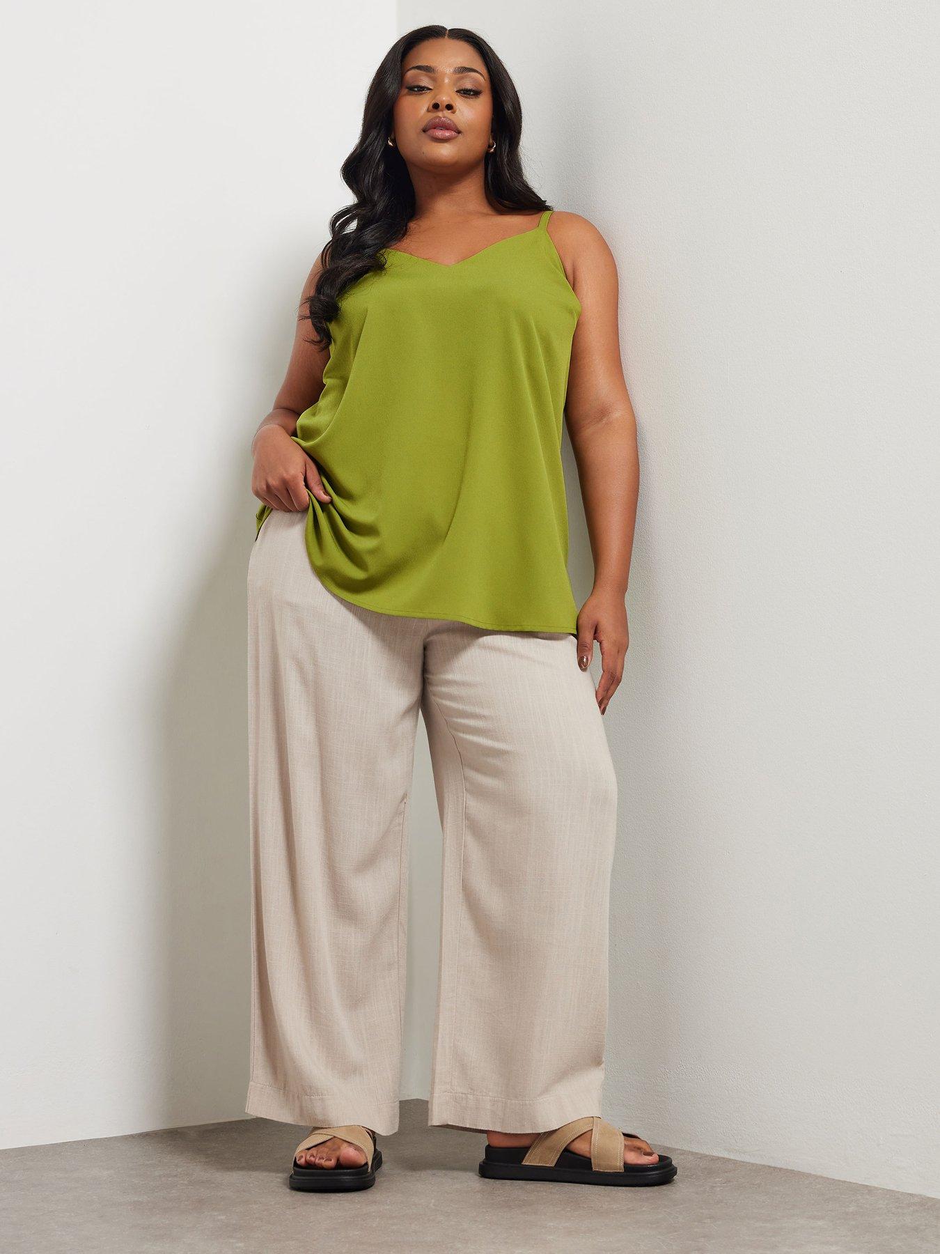  image of yours-curve-cami-top-green