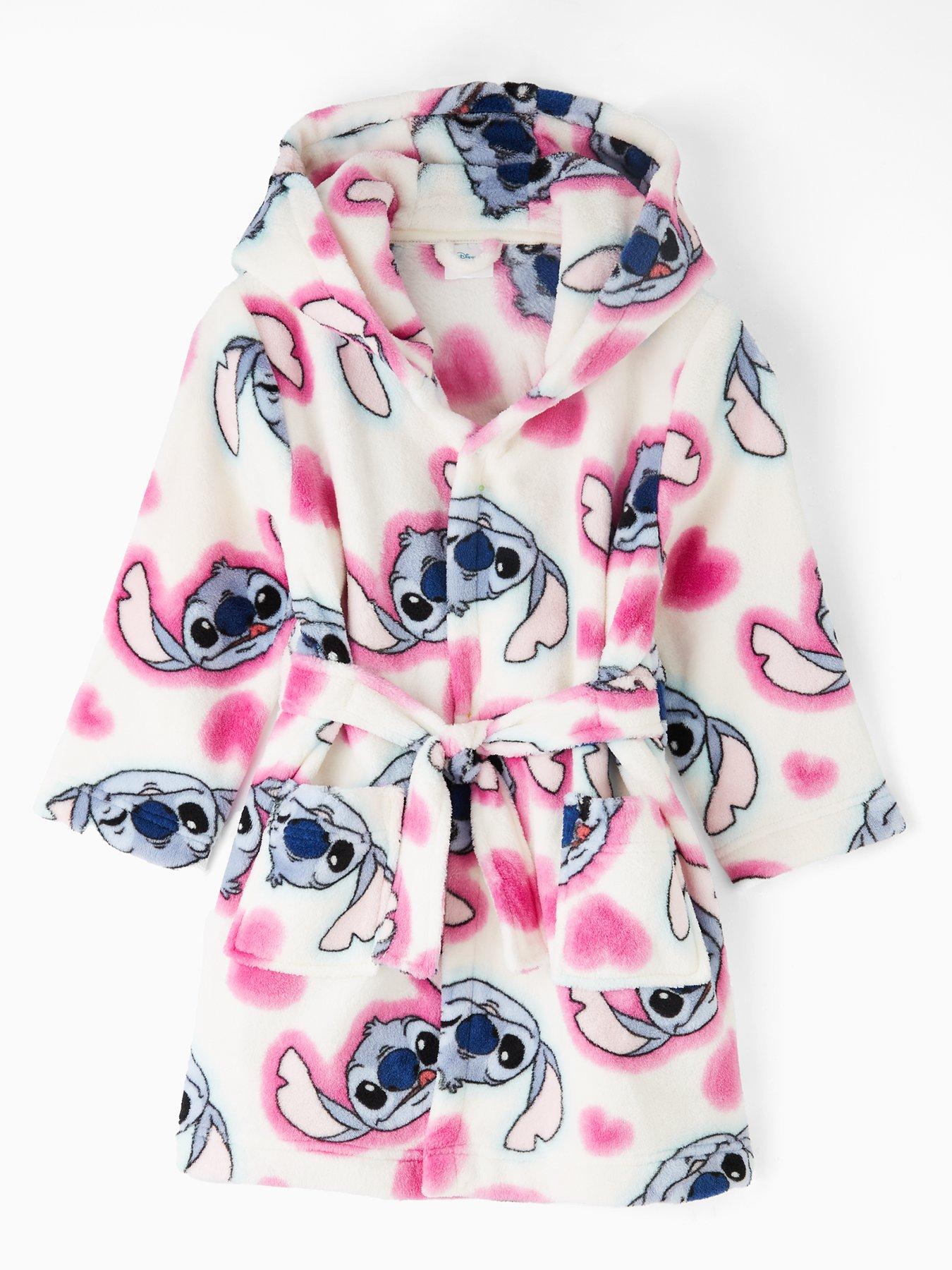 Disney Lilo & Stitch Disney Lilo & Stitch Heart Dressing Gown - Multi |  Littlewoods