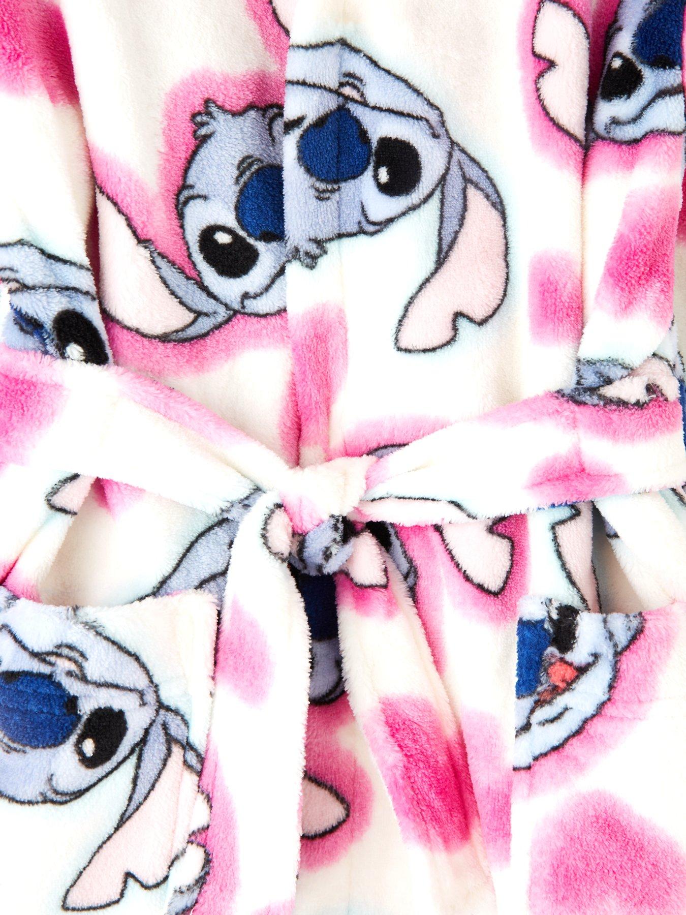  image of disney-lilo-stitch-disney-lilo-amp-stitch-heart-dressing-gown-multi