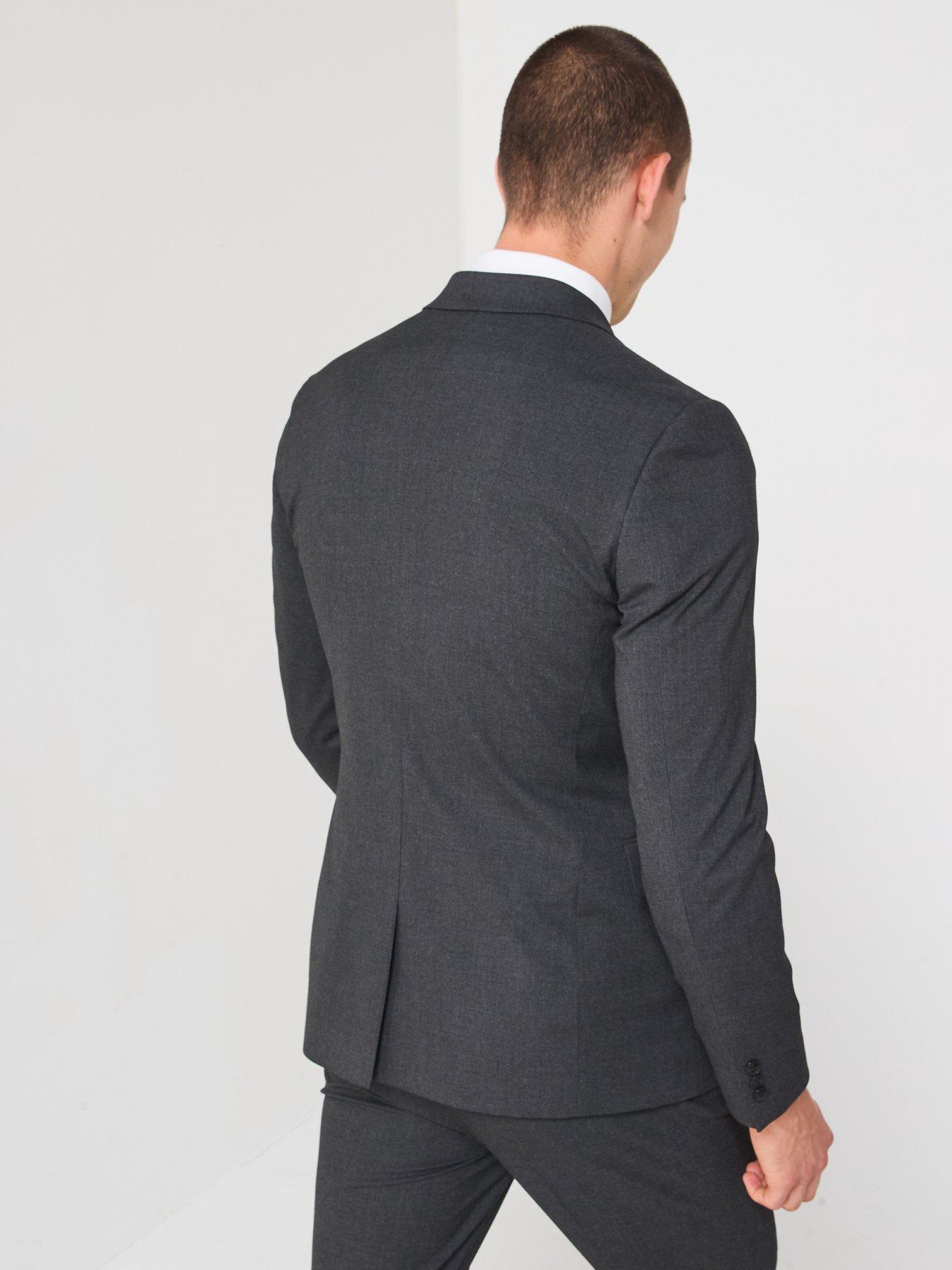 Image 5 of 6 of Very Man Slim Fit Suit Jacket - Charcoal