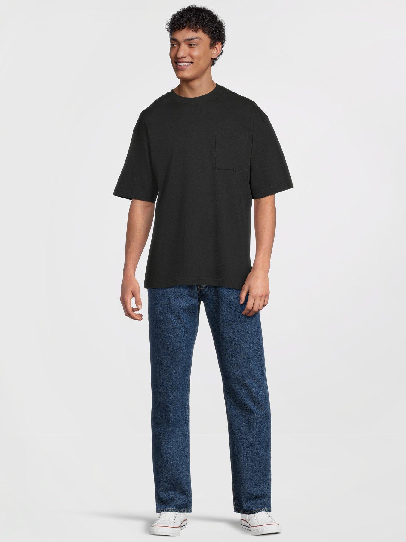 Image 6 of 7 of Very Man 2 Pack Heavyweight Relaxed Fit T-Shirt - Multi