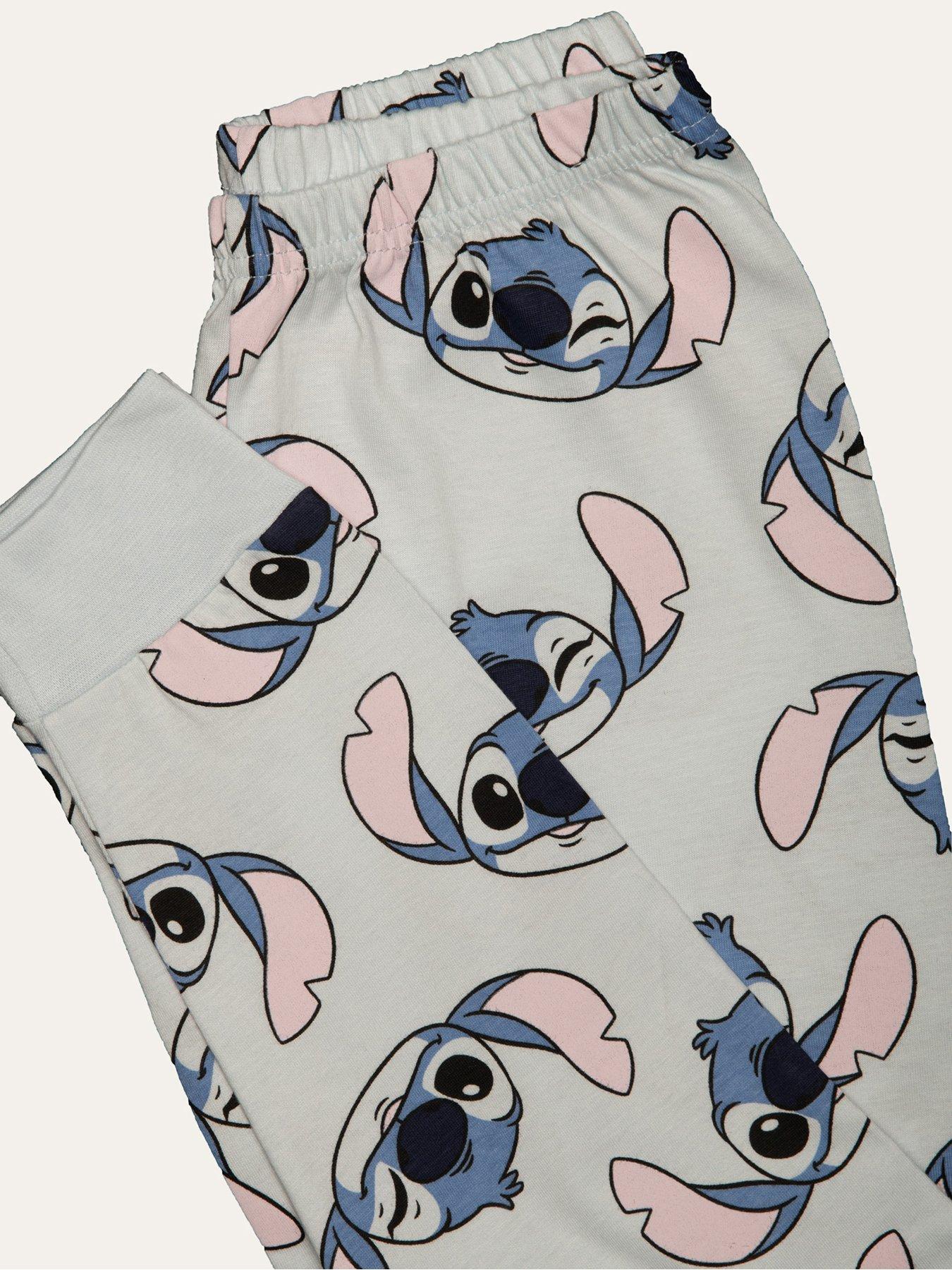 Image 4 of 6 of Brand Threads Stitch Girls Long Leg Pyjama Set - Blue