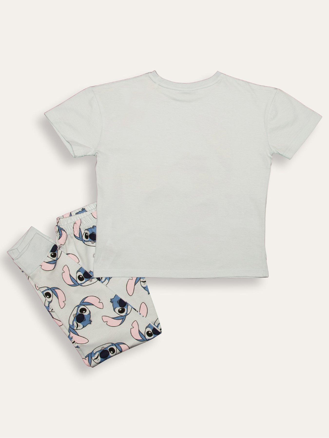 Image 6 of 6 of Brand Threads Stitch Girls Long Leg Pyjama Set - Blue