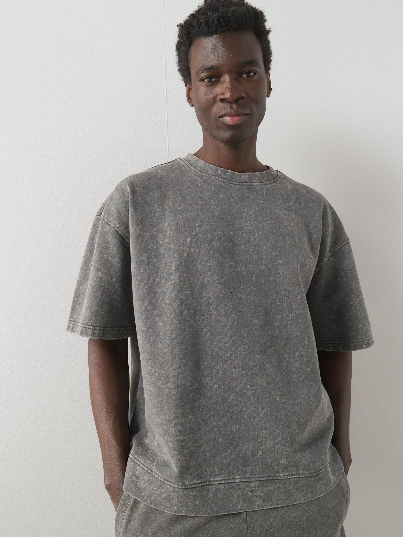Very Man Washed Heavyweight T-Shirt - Charcoal