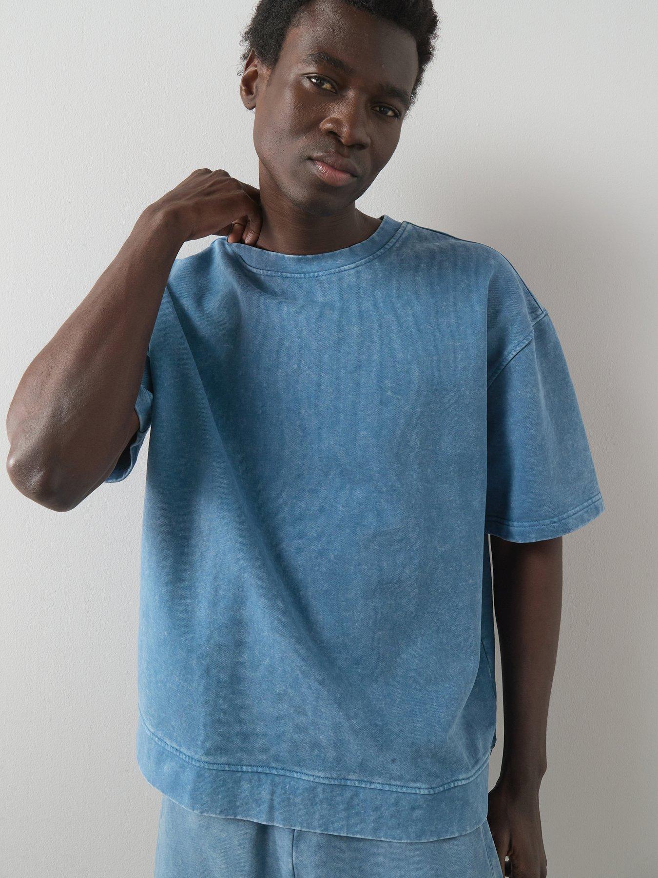 Very Man Washed Heavyweight Tee - Blue