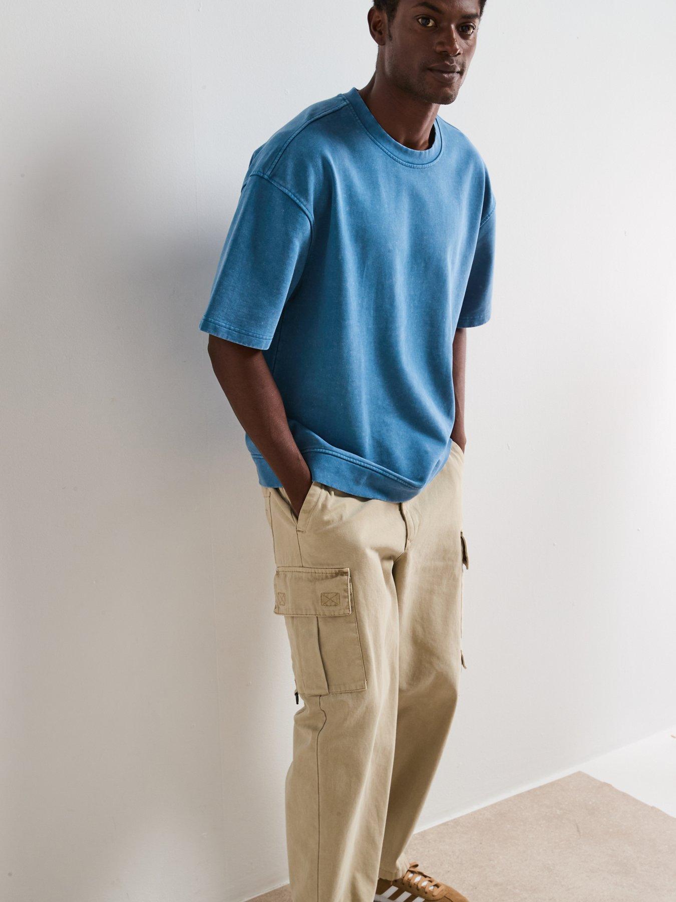 Image 3 of 6 of Very Man Washed Heavyweight Tee - Blue