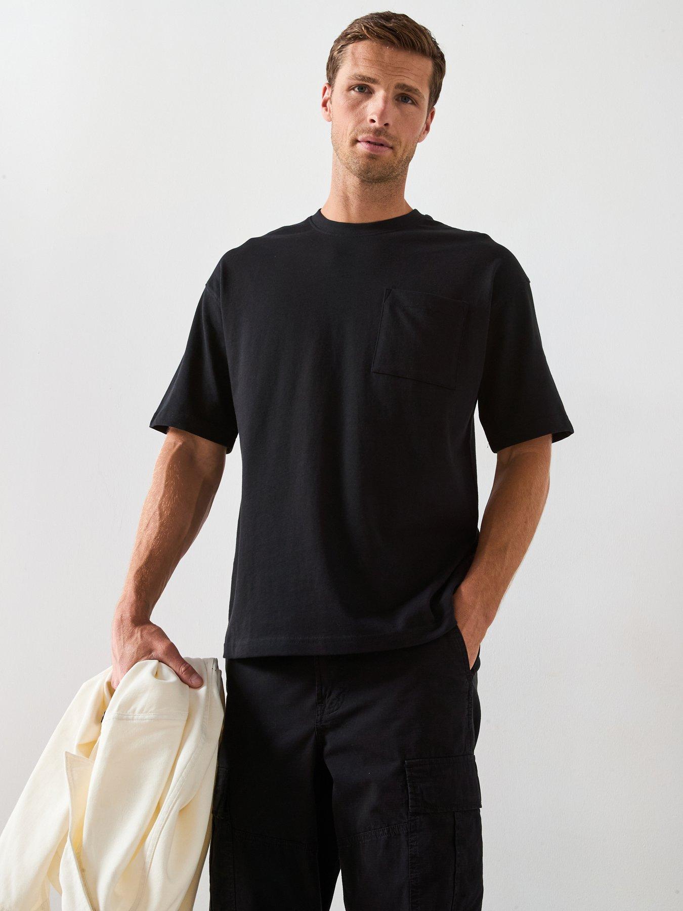 The Very Collection Pure Cotton Premium Relaxed Fit T-Shirt - Black