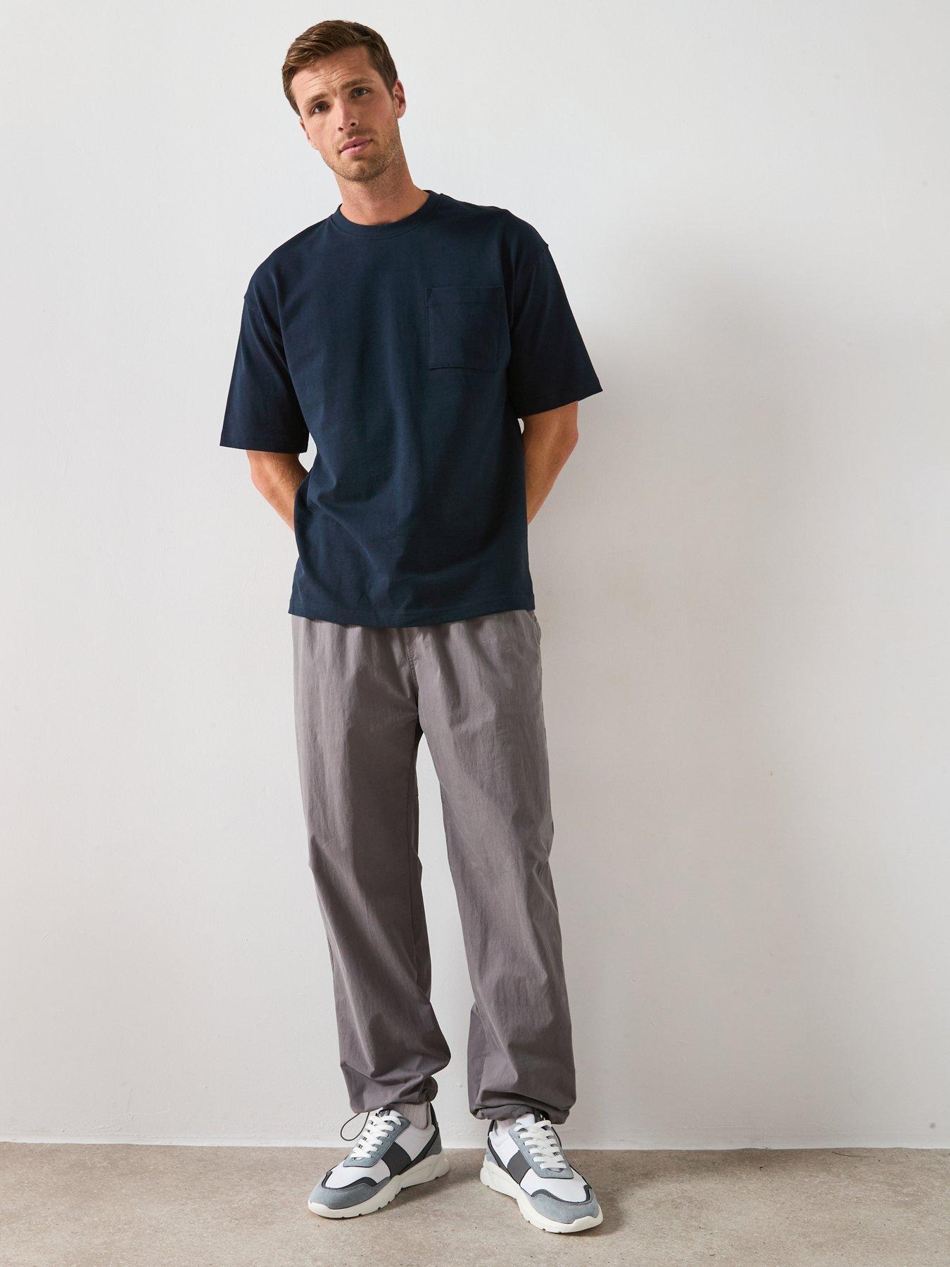 Image 5 of 6 of Very Man Heavyweight Relaxed Fit T-Shirt - Navy