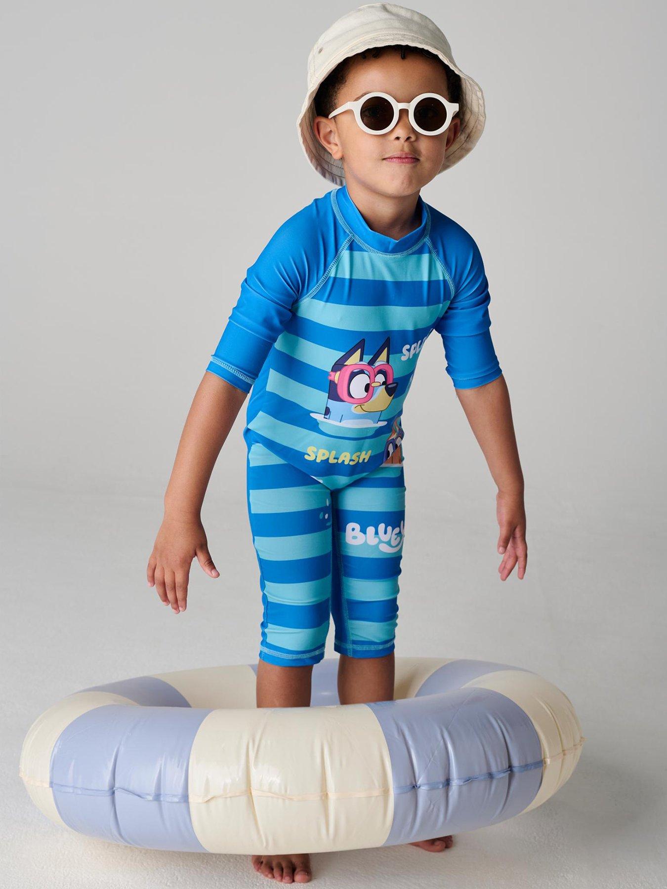 undefined Boys Bluey Swim Set - Multi