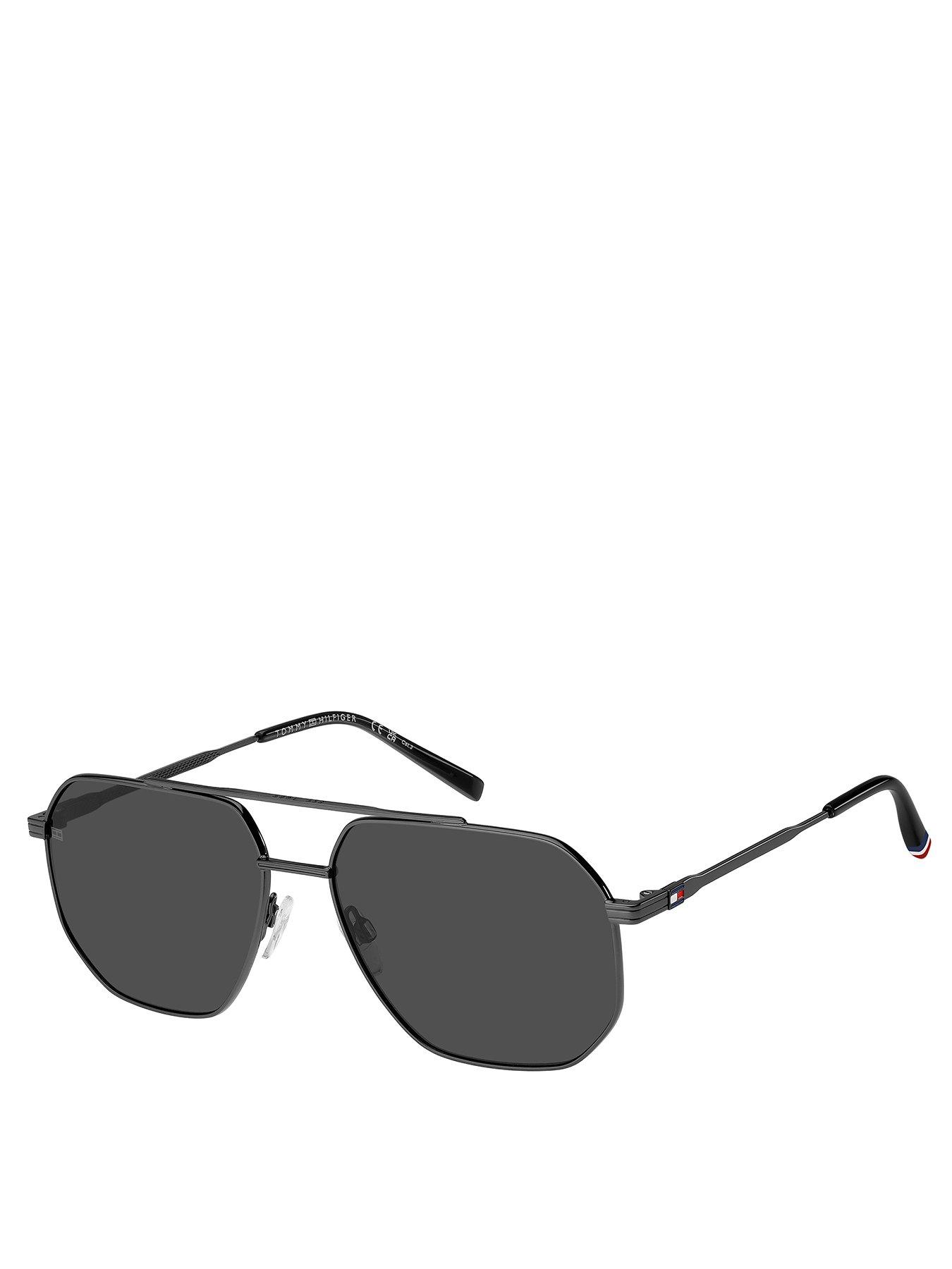 tommy-hilfiger-grey-metal-rectangular-sunglasses