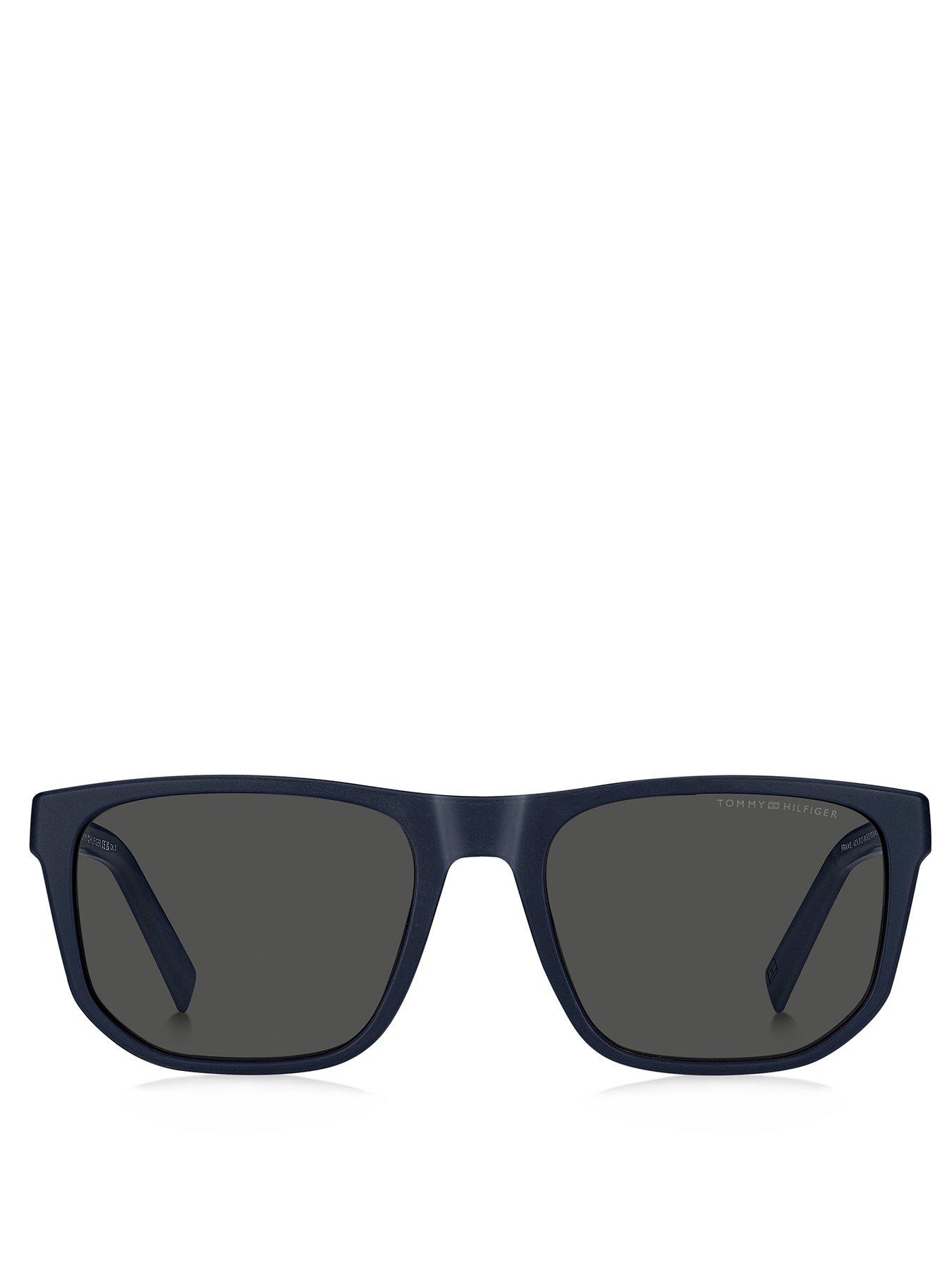  image of tommy-hilfiger-logo-rectangular-sunglasses