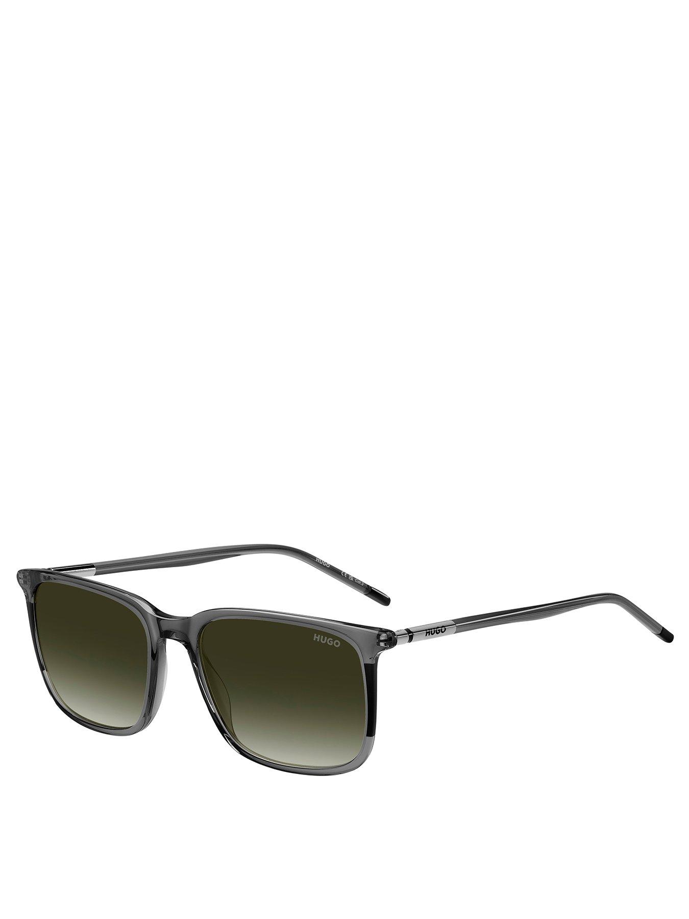  image of hugo-greed-shaded-rectangular-sunglasses