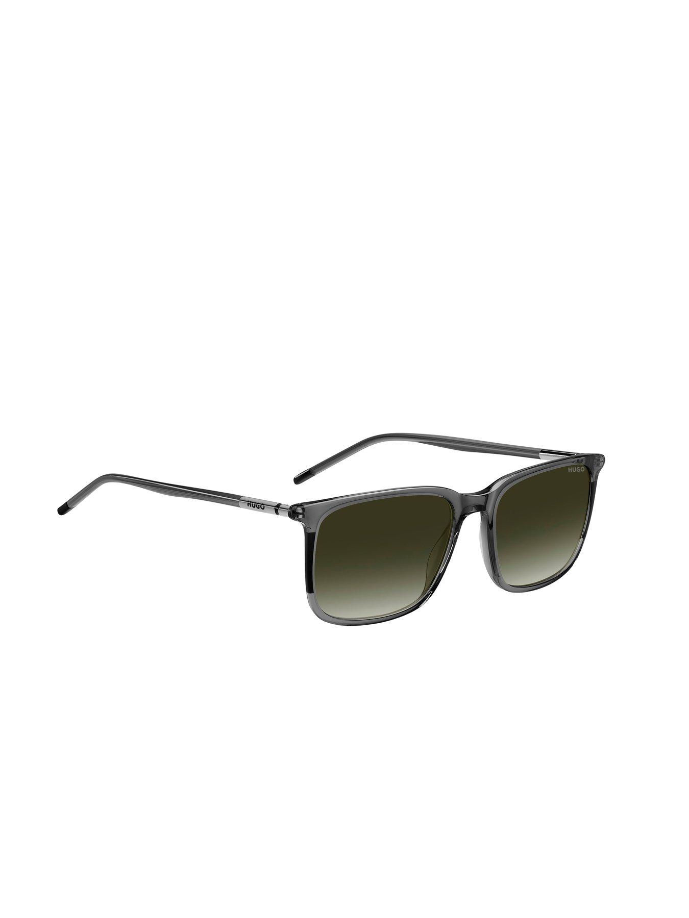  image of hugo-greed-shaded-rectangular-sunglasses