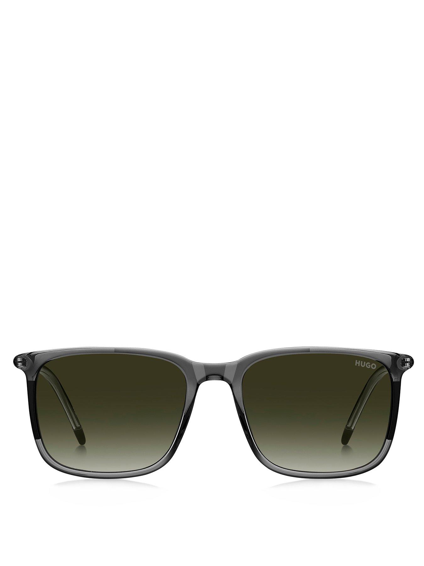  image of hugo-greed-shaded-rectangular-sunglasses