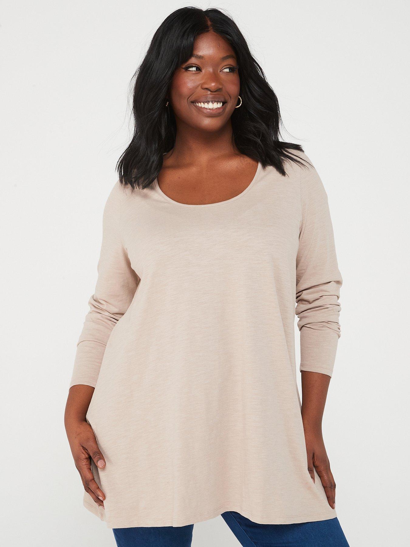 v-by-very-curve-scoop-neck-long-sleeve-top-beige