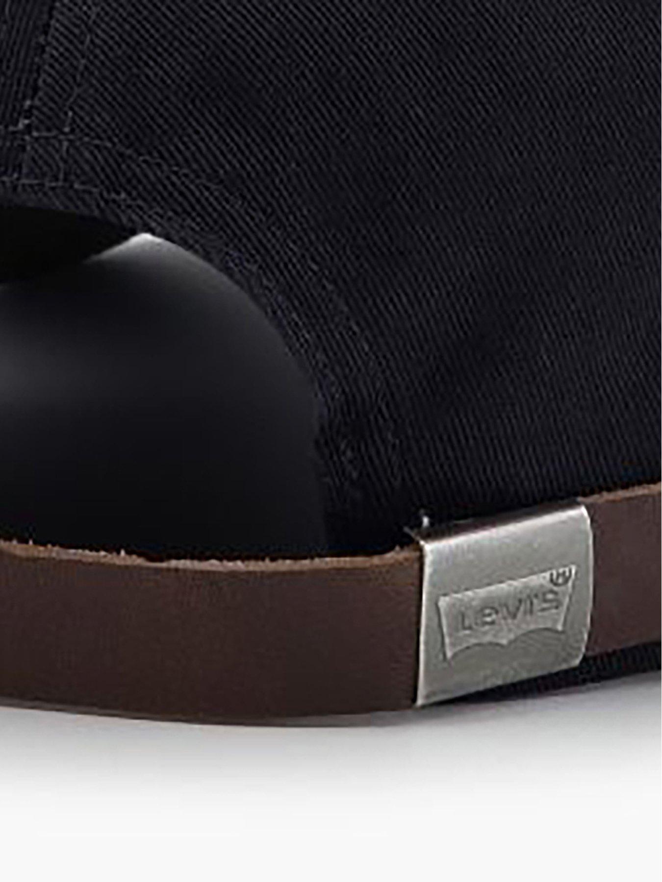  image of levis-classic-twill-red-tab-baseball-cap--black