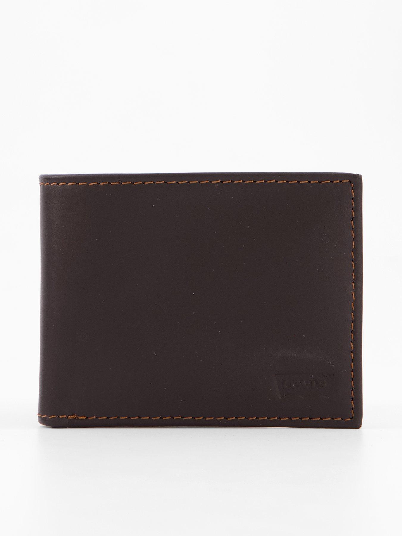 Image 1 of 4 of Levi's Casual Classics Coin Bifold Wallet- Dark Brown