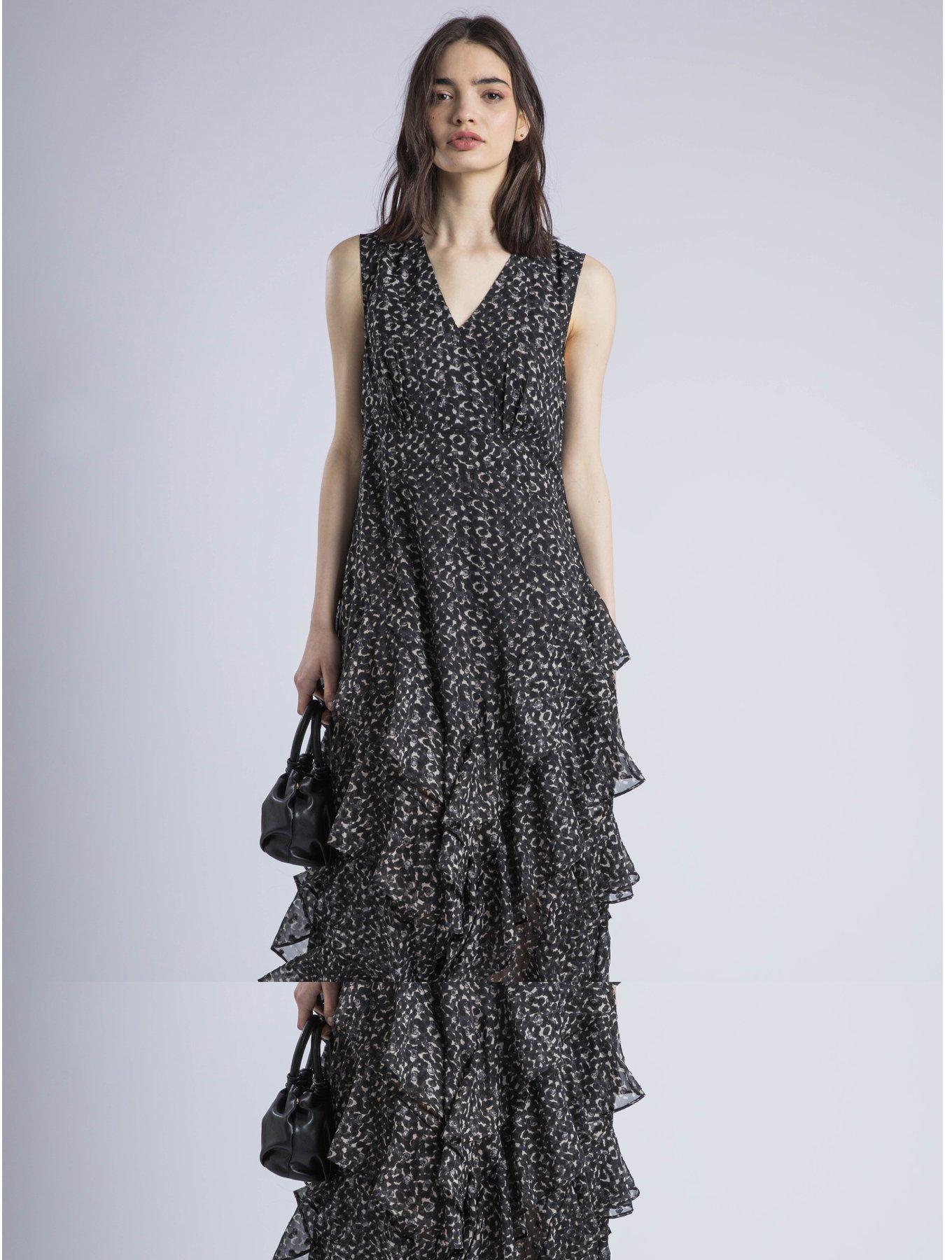 Religion Maya Maxi Shirt Dress In Cute Polkadot